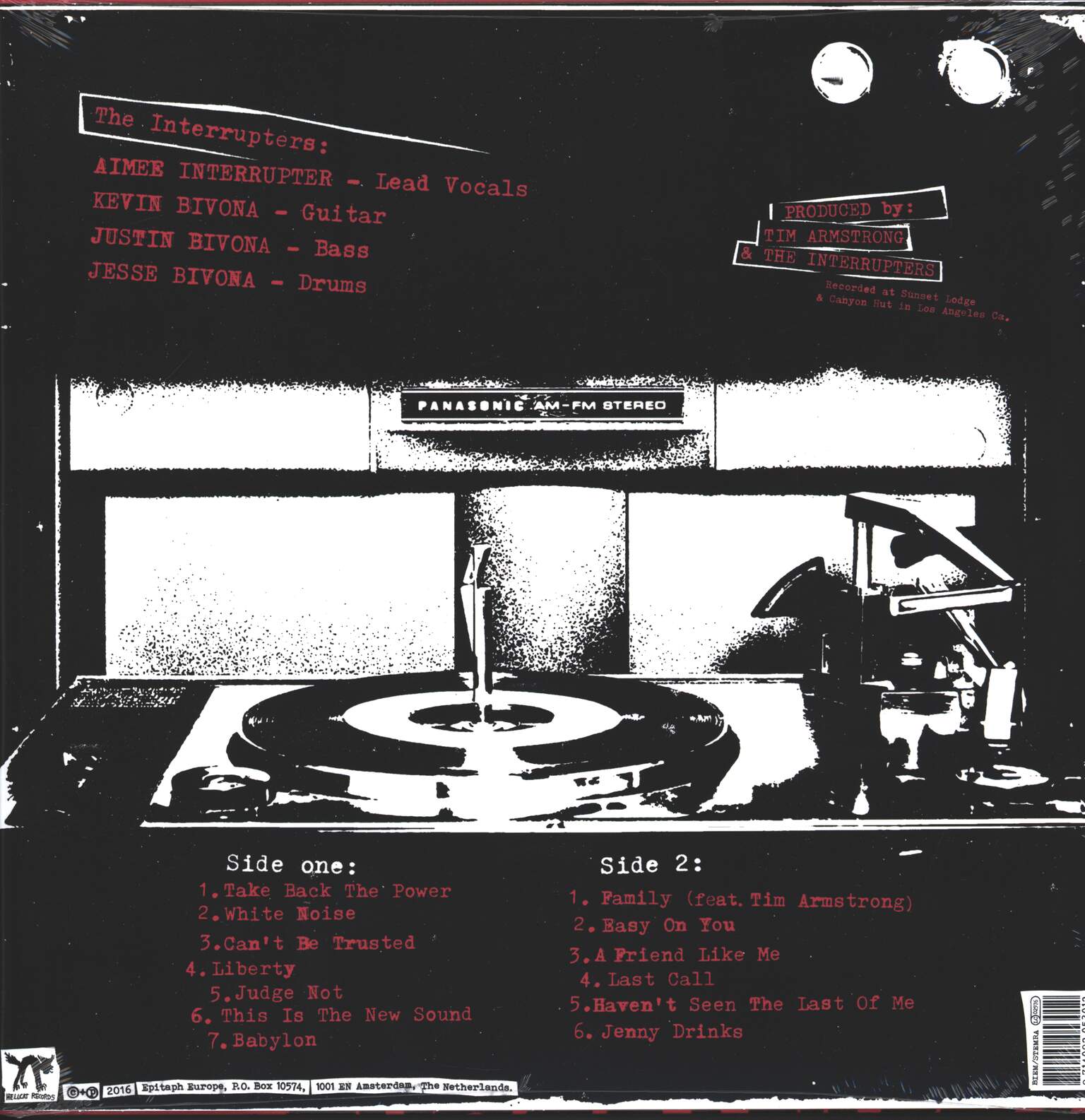 The Interrupters: The Interrupters, 1×LP (Vinyl)