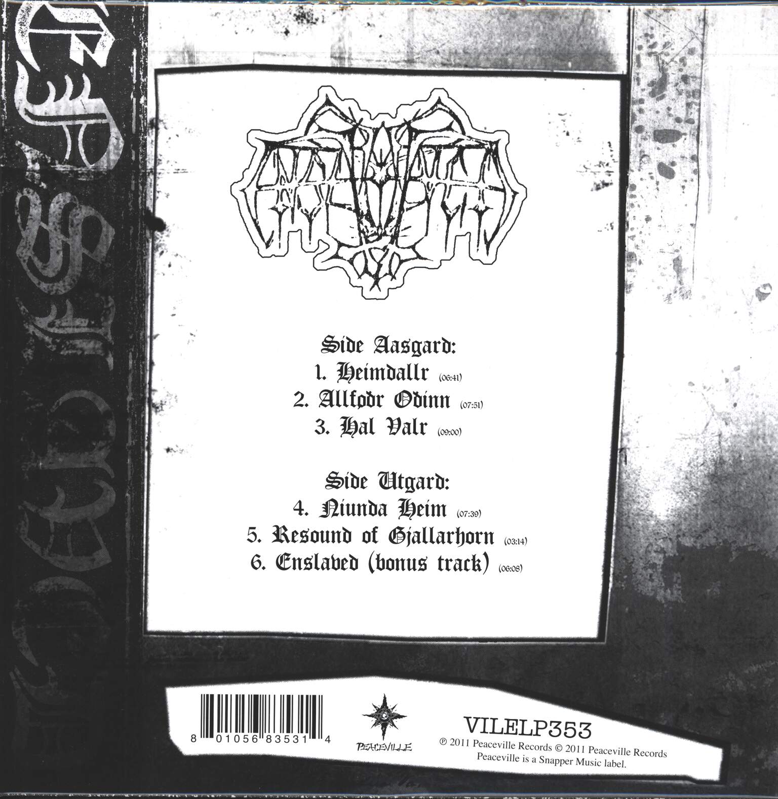Enslaved: Yggdrasill, 1×LP (Vinyl)