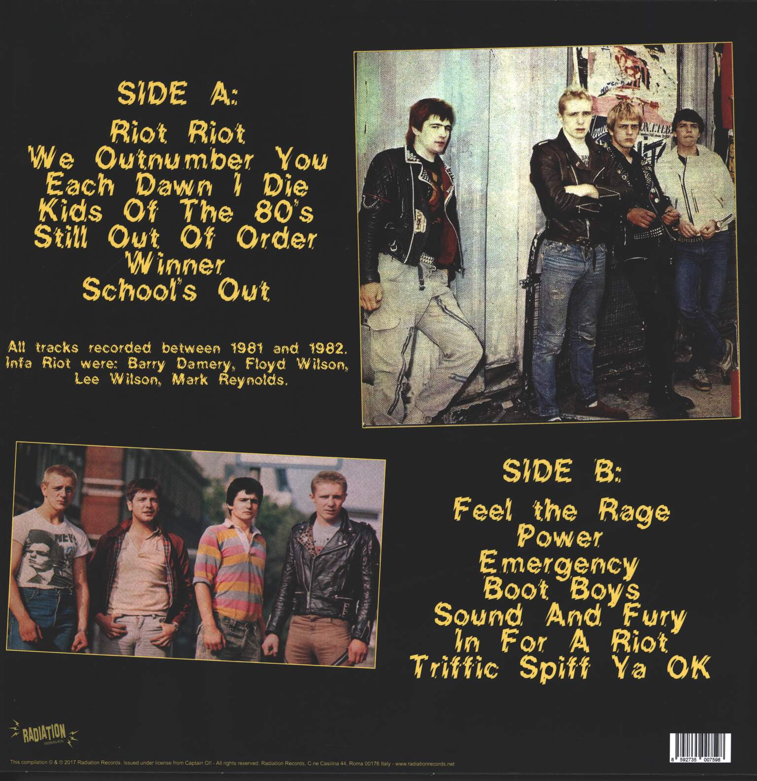 Infa-Riot: Kids Of The 80's (Early Singles And More), 1×LP (Vinyl)