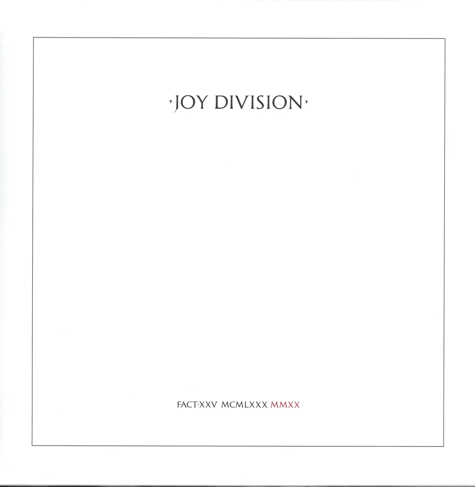 Joy Division: Closer, 1×LP (Vinyl)