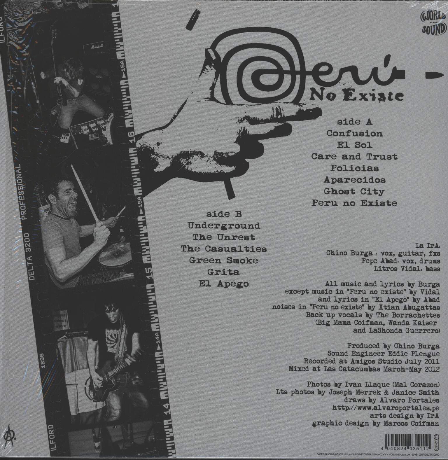 La Ira De Dios: Peru No Existe, 1×LP (Vinyl)