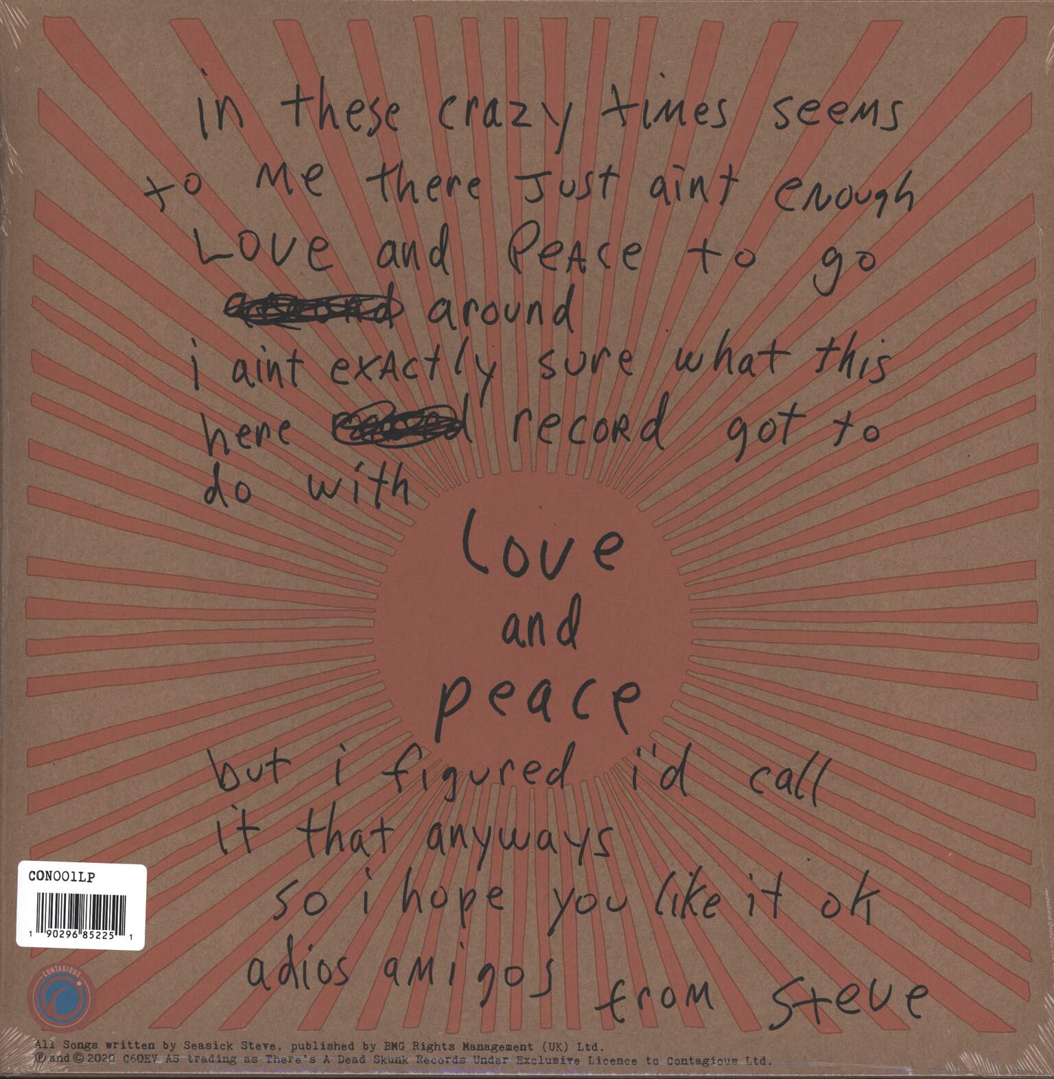 Seasick Steve: Love & Peace, 1×LP (Vinyl)