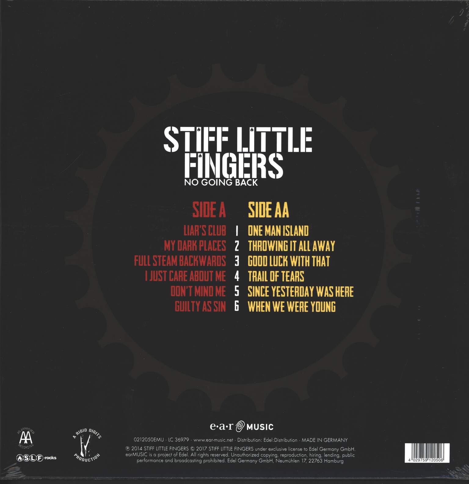 Stiff Little Fingers: No Going Back, 1×LP (Vinyl)