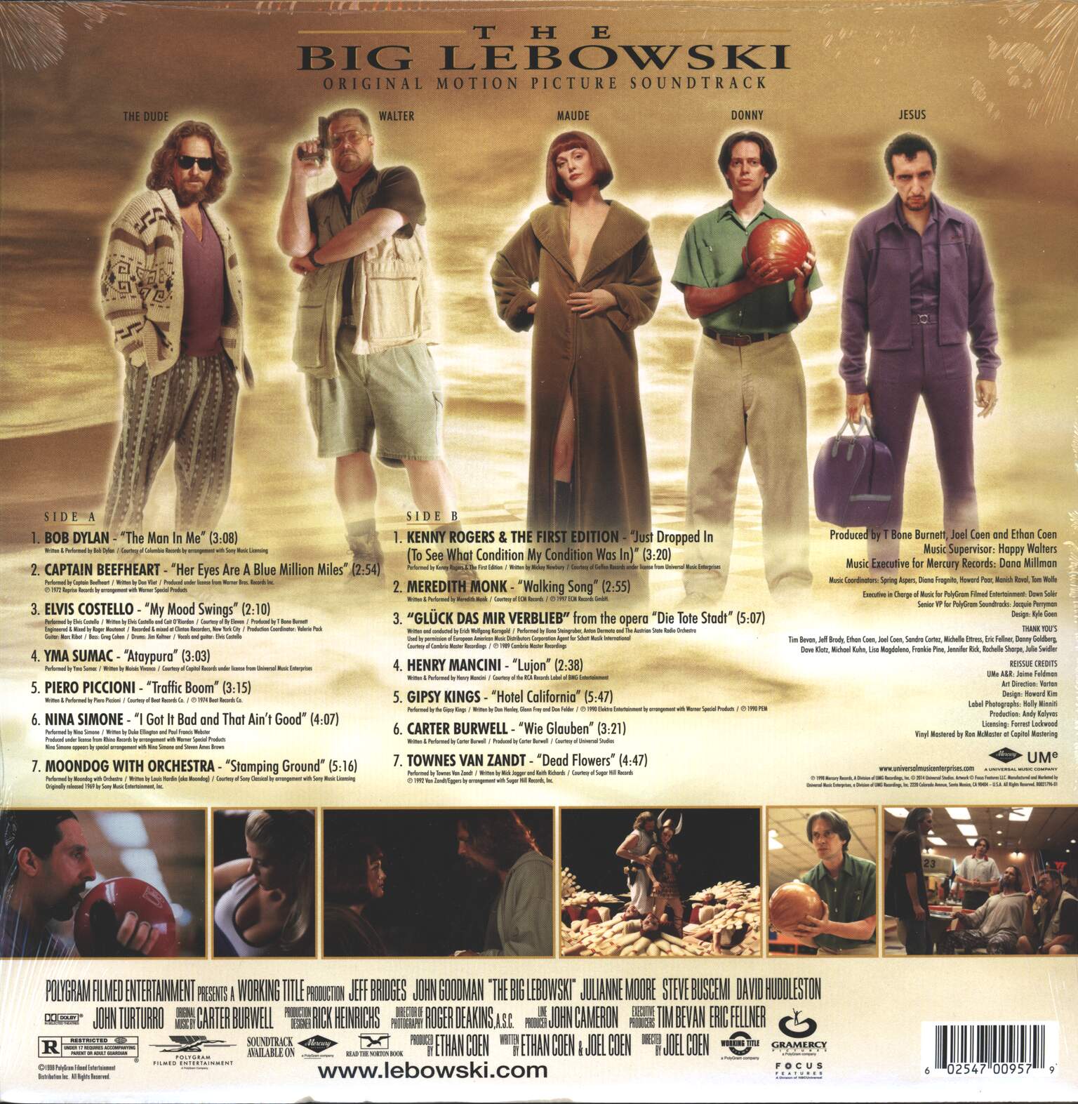 Various: The Big Lebowski - Original Motion Picture Soundtrack, 1×LP (Vinyl)