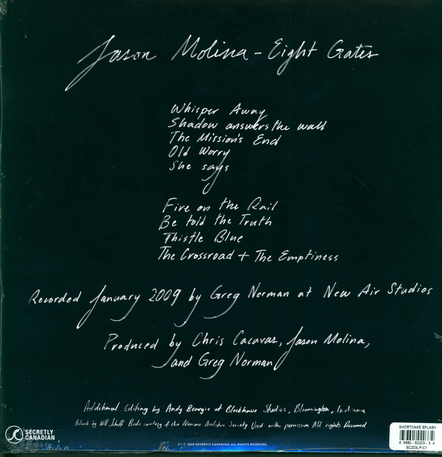 Jason Molina: Eight Gates, 1×LP (Vinyl)