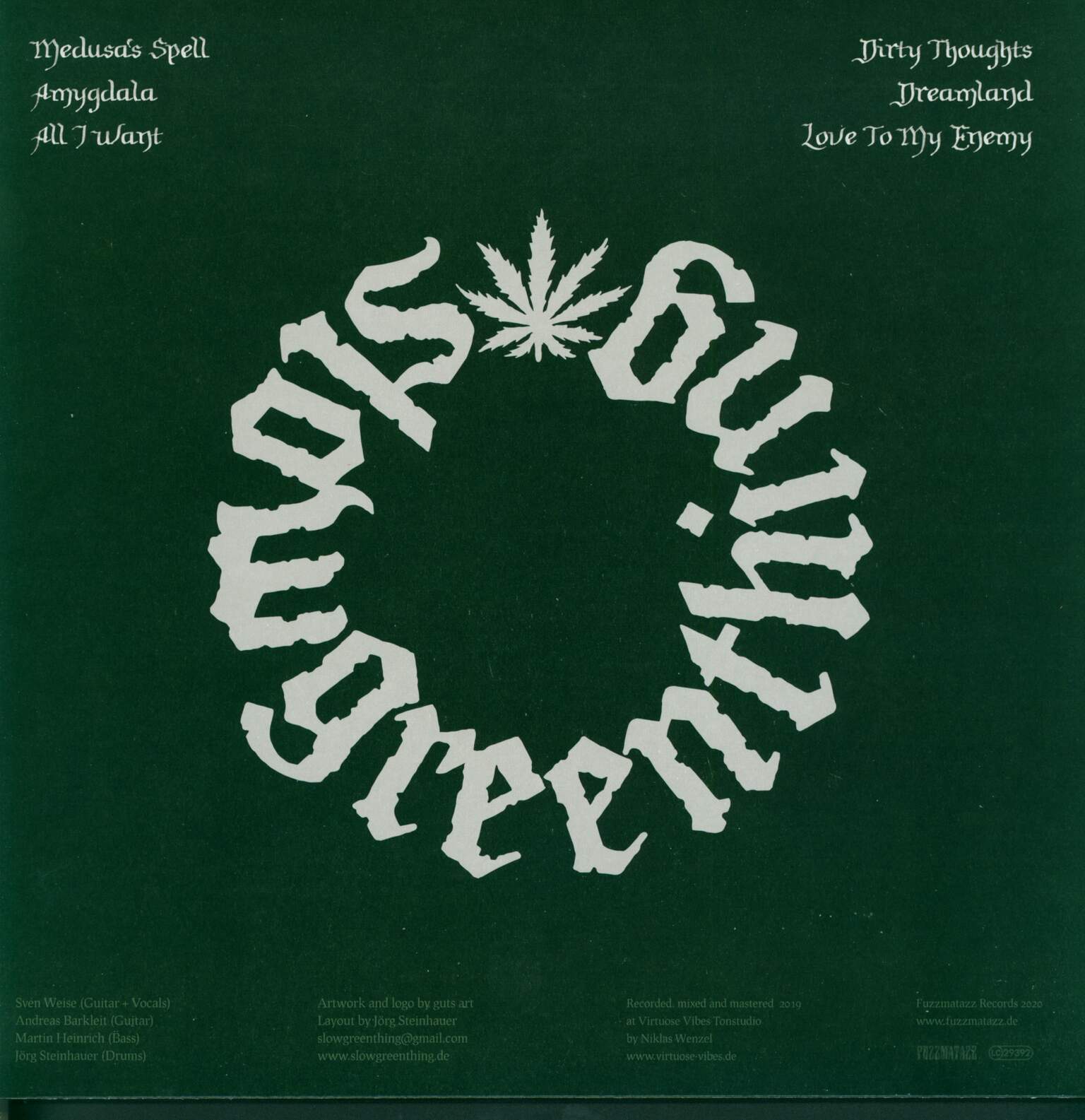 Slow Green Thing: Amygdala, 1×LP (Vinyl)