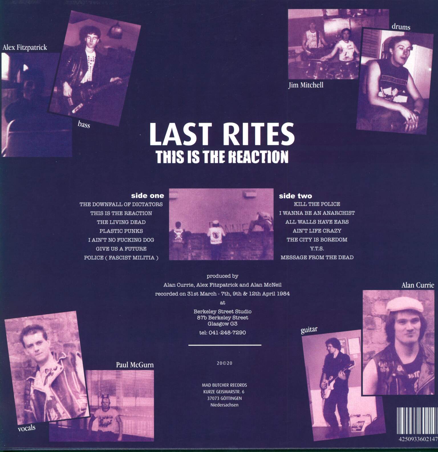 Last Rites: This Is The Reaction, 1×LP (Vinyl)