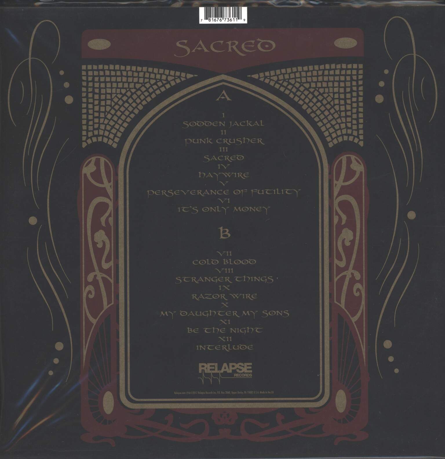 The Obsessed: Sacred, 1×LP (Vinyl)