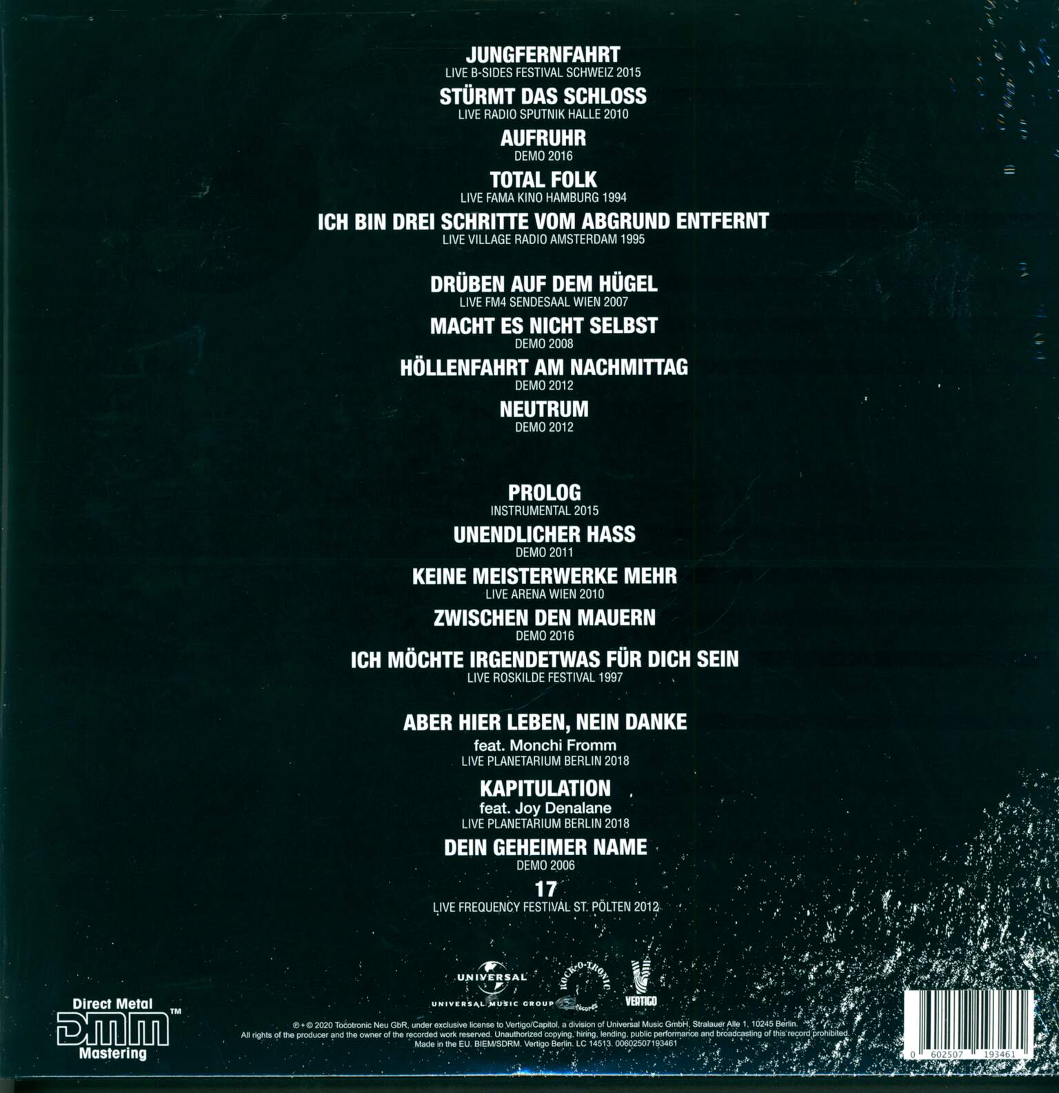 Tocotronic: Sag Alles Ab (1994-2020)-Raritäten, 2×LP (Vinyl)