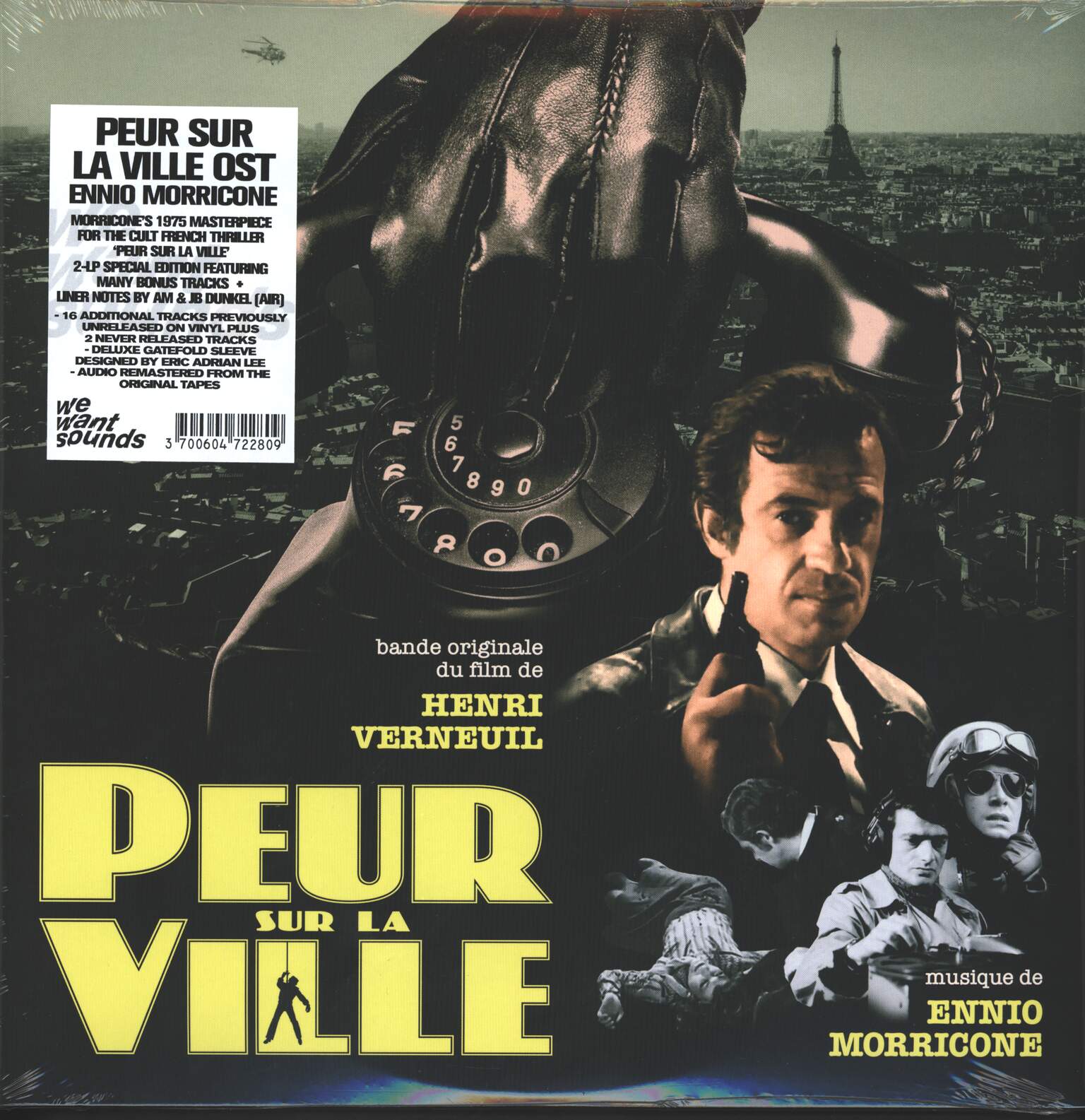 Ennio Morricone: Peur Sur La Ville, 2×LP (Vinyl)