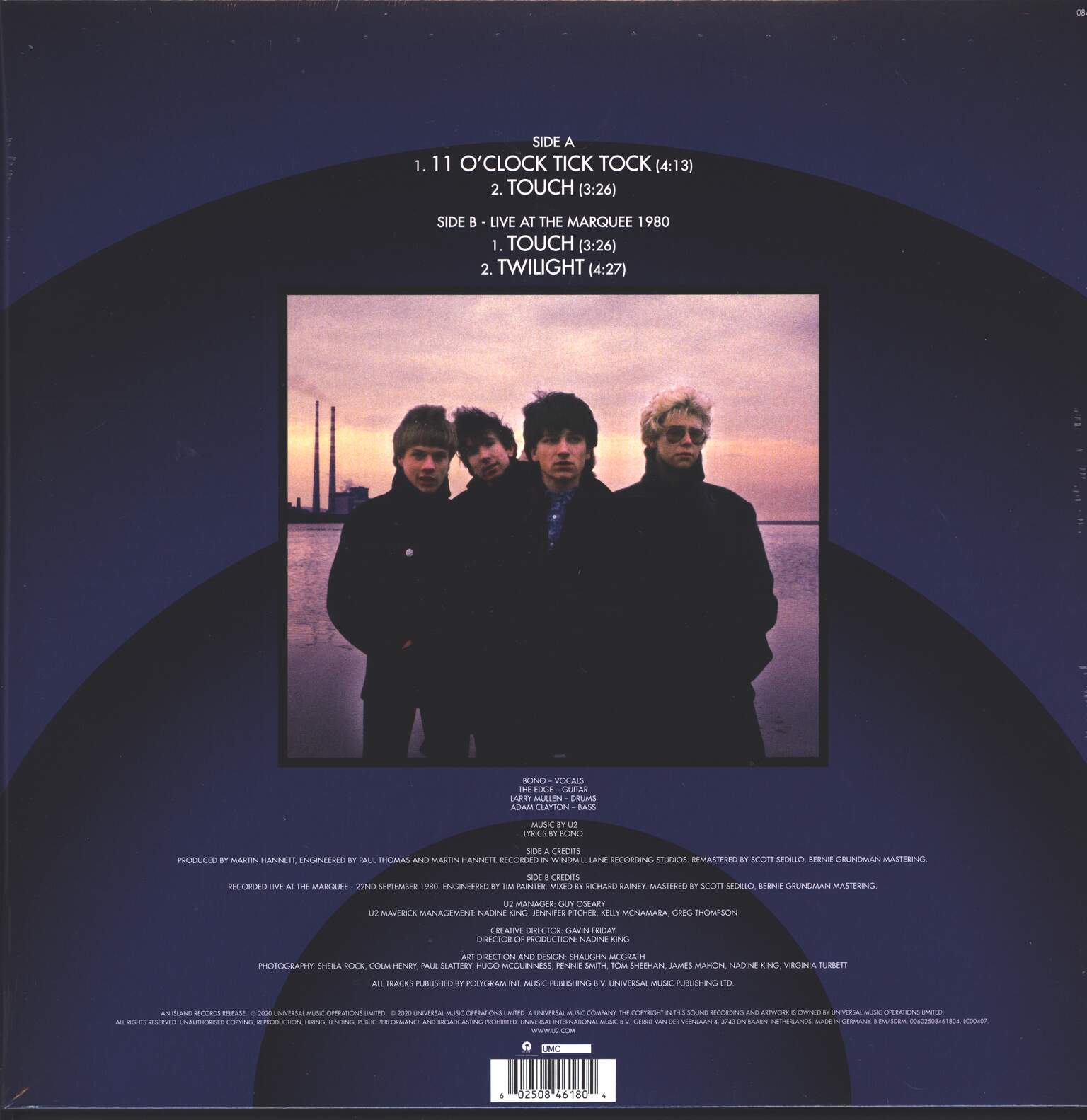 U2: 11 O' Clock Tick Tock, 1×LP (Vinyl)