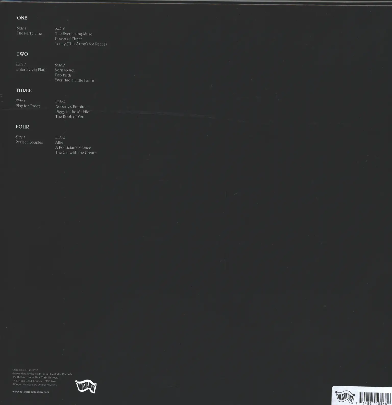 Belle & Sebastian: Girls In Peacetime Want To Dance, 4×LP (Vinyl)