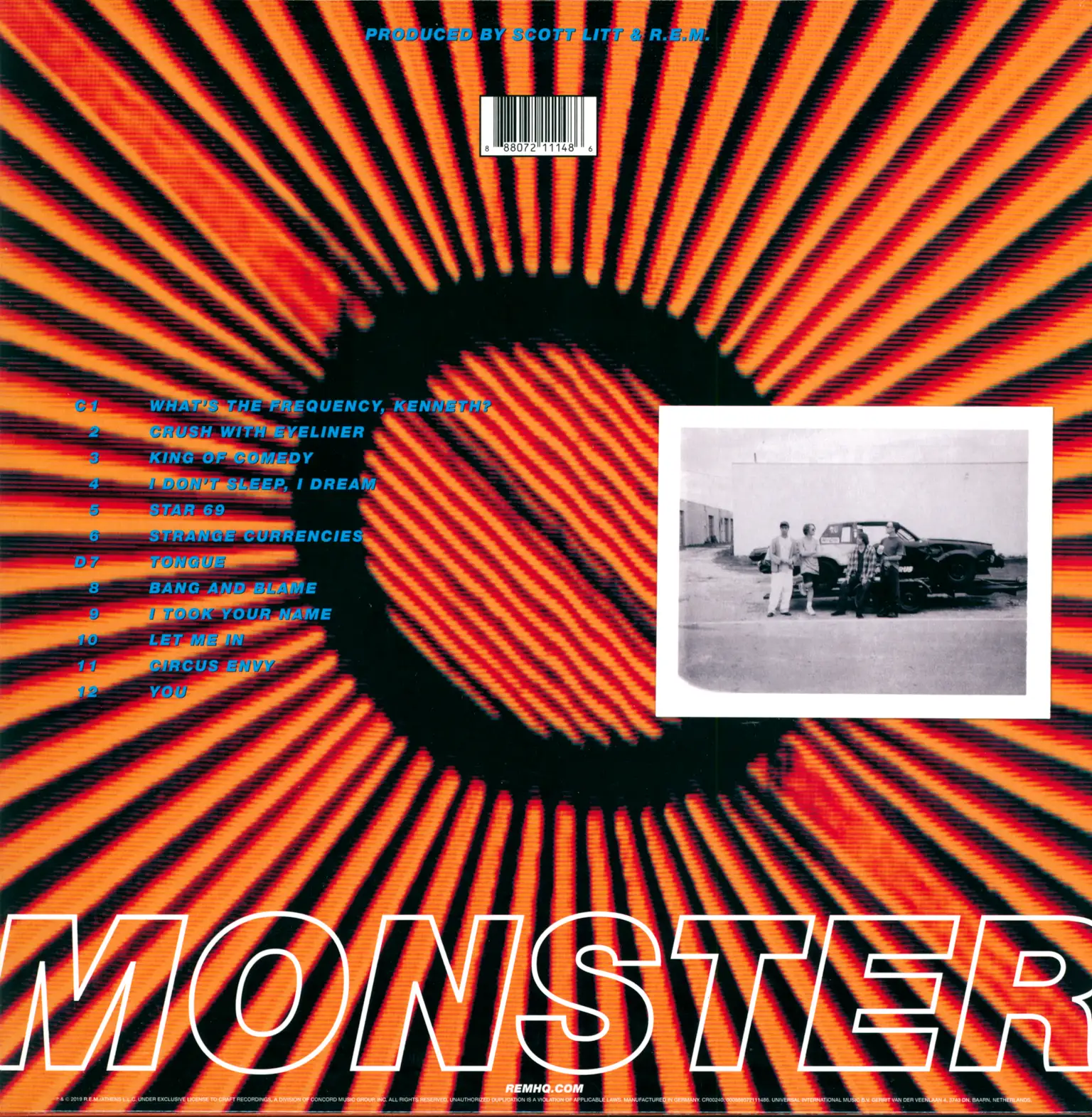 R.E.M.: Monster, 1×LP (Vinyl)