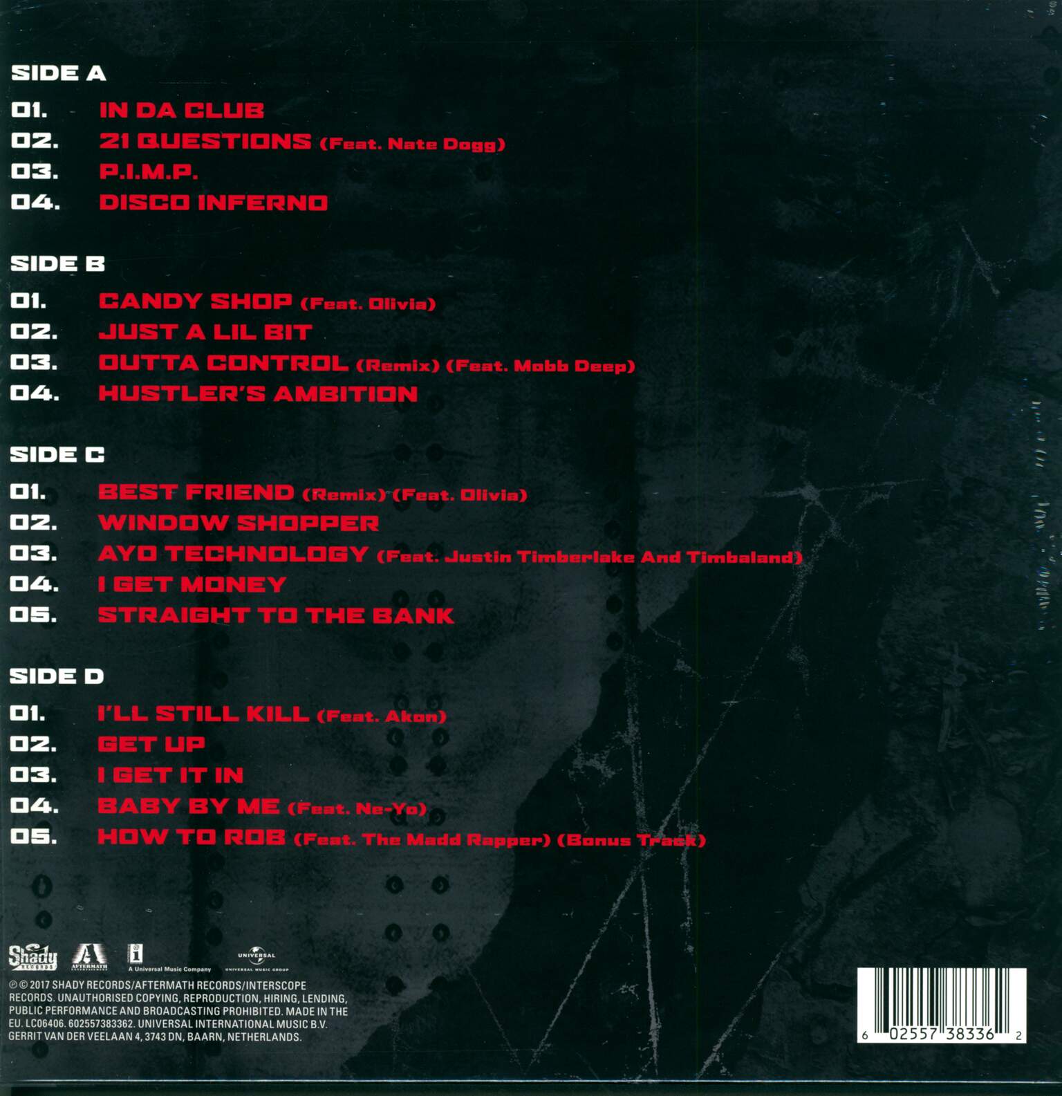 50 Cent: Best Of, 2×LP (Vinyl)