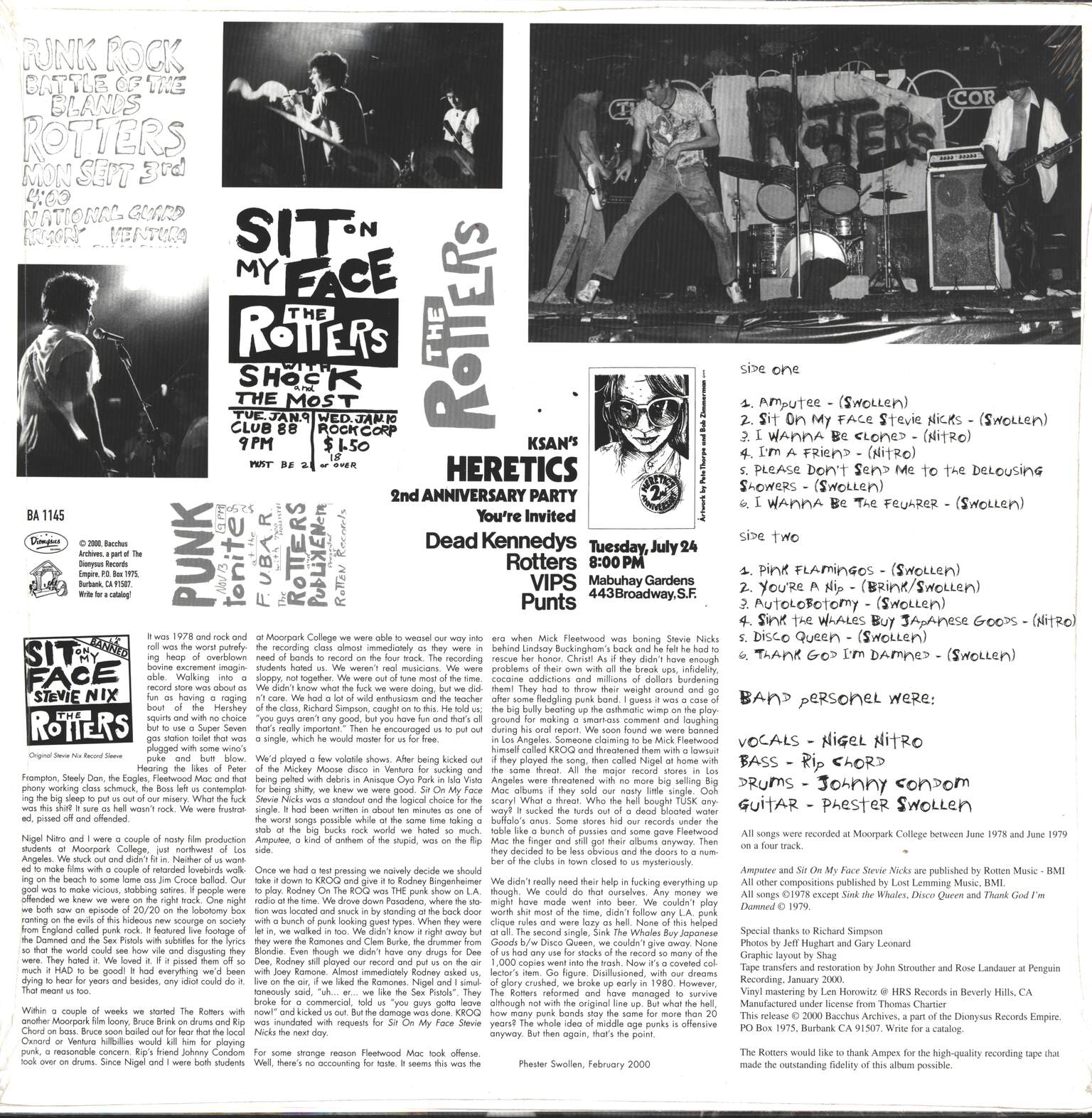 The Rotters: Pull It And Yell, 1×LP (Vinyl)