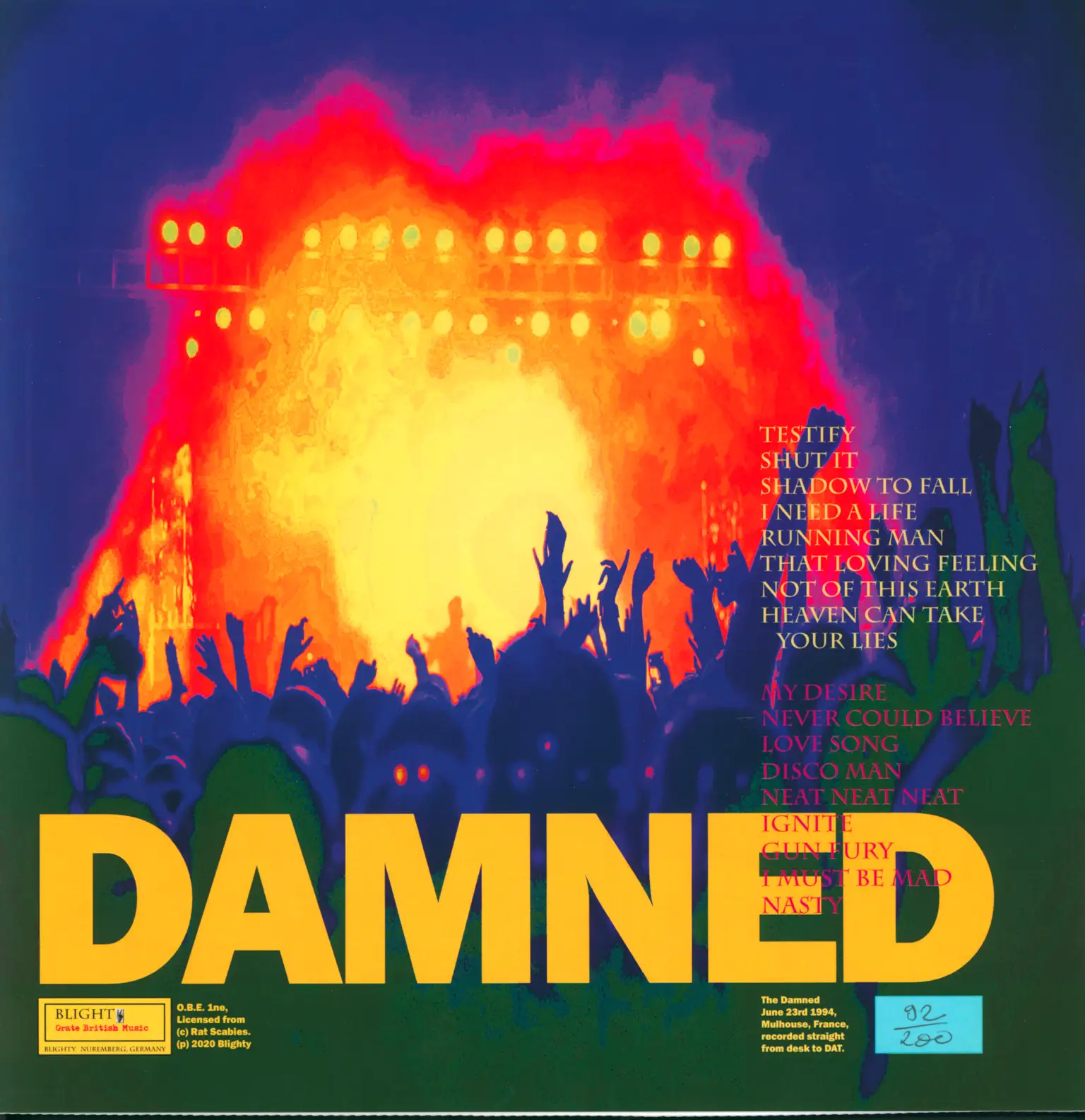 The Damned: Molten Lager, 1×LP (Vinyl)