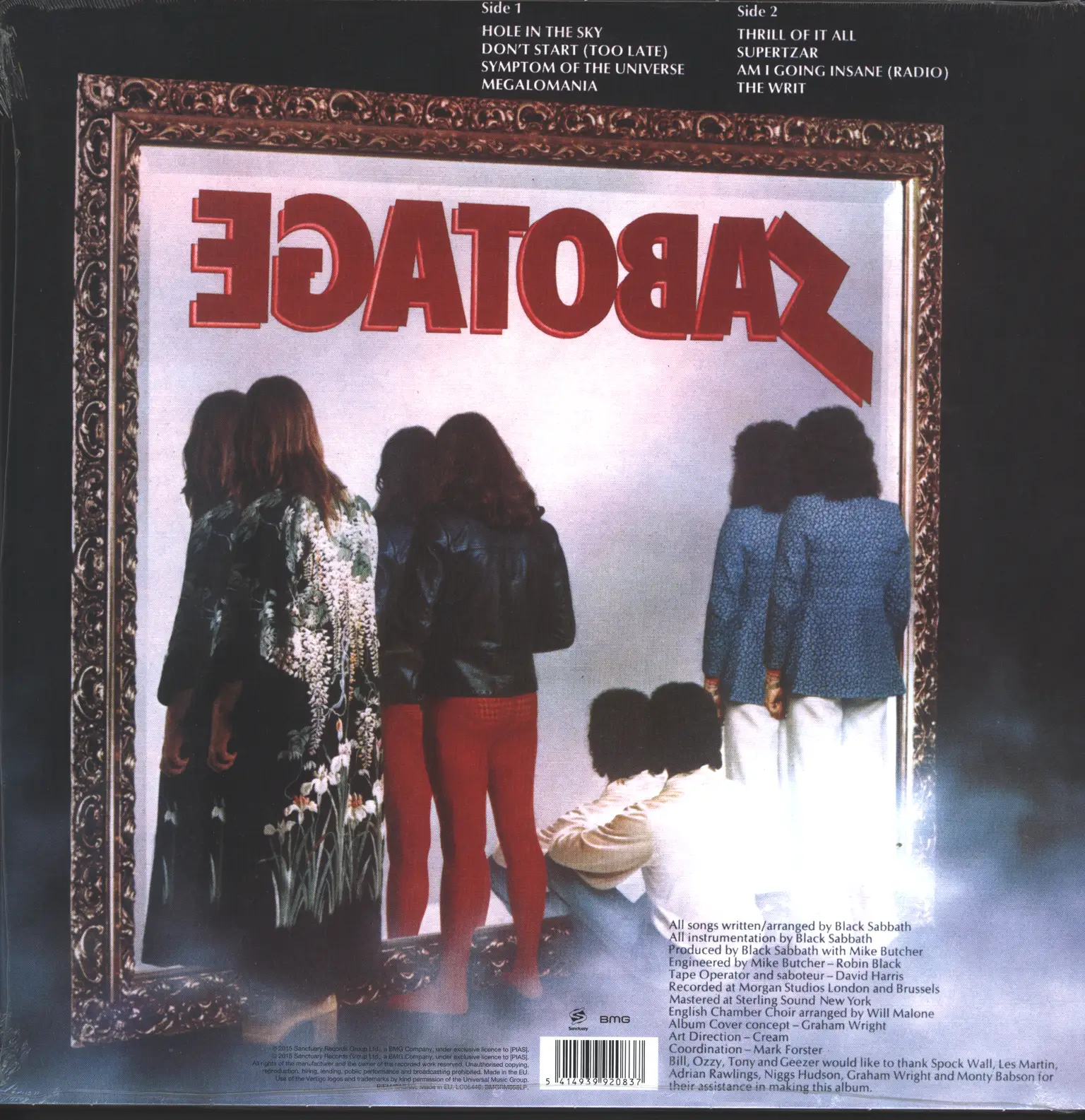 Black Sabbath: Sabotage, 1×LP (Vinyl)