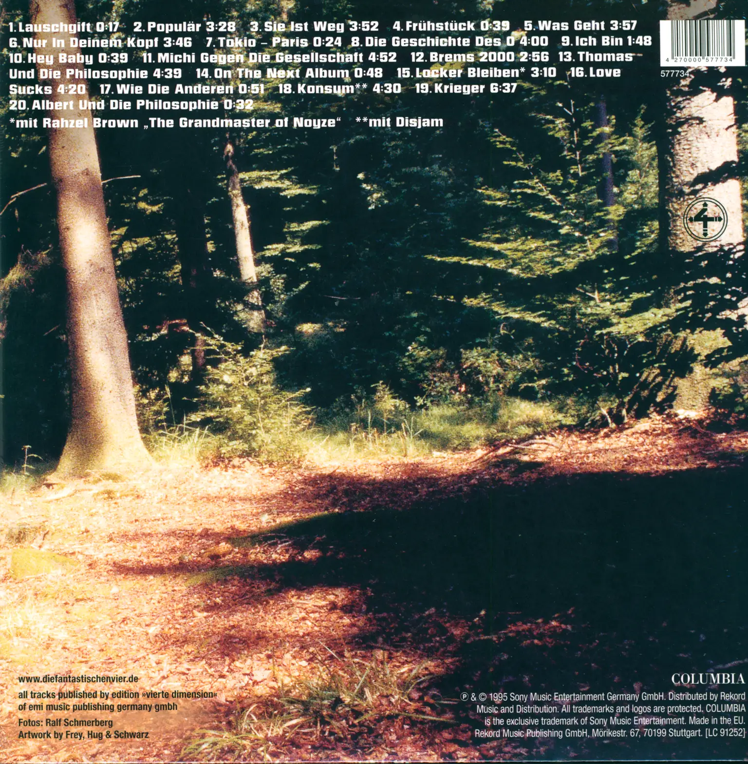 Die Fantastischen Vier: Lauschgift, LP (Vinyl)