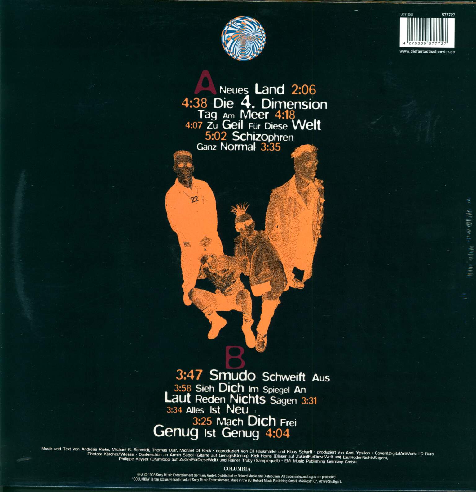 Die Fantastischen Vier: Die 4. Dimension, LP (Vinyl)