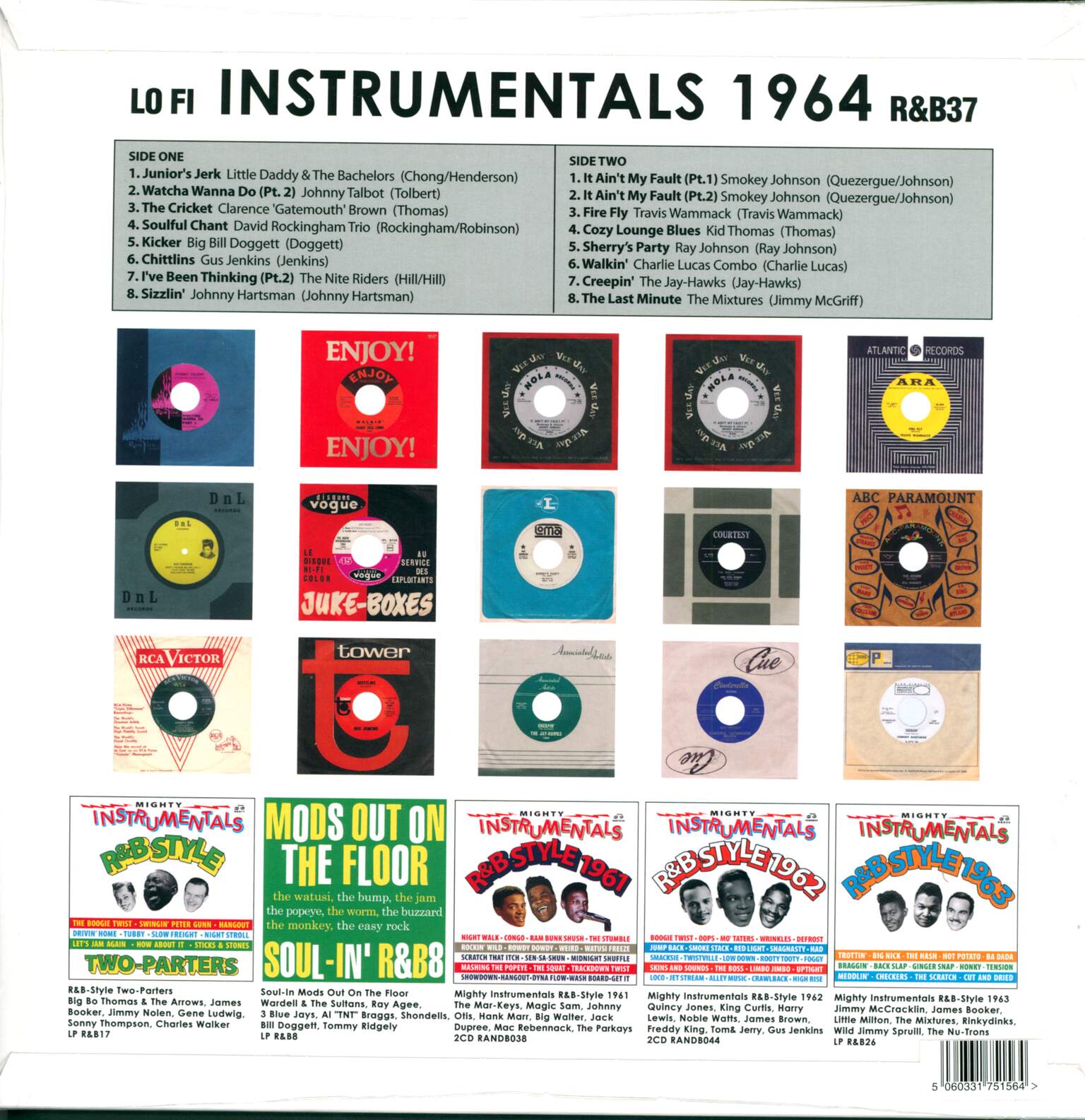Various: Mighty Instrumentals R&B-Style 1964, 1×LP (Vinyl)