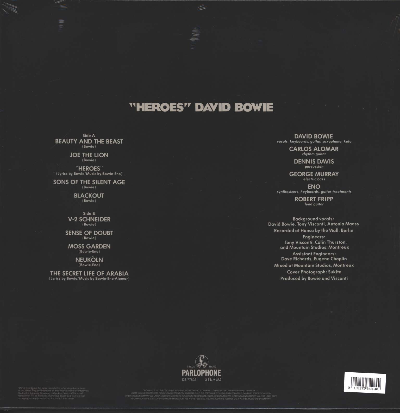 David Bowie: Heroes, 1×LP (Vinyl)
