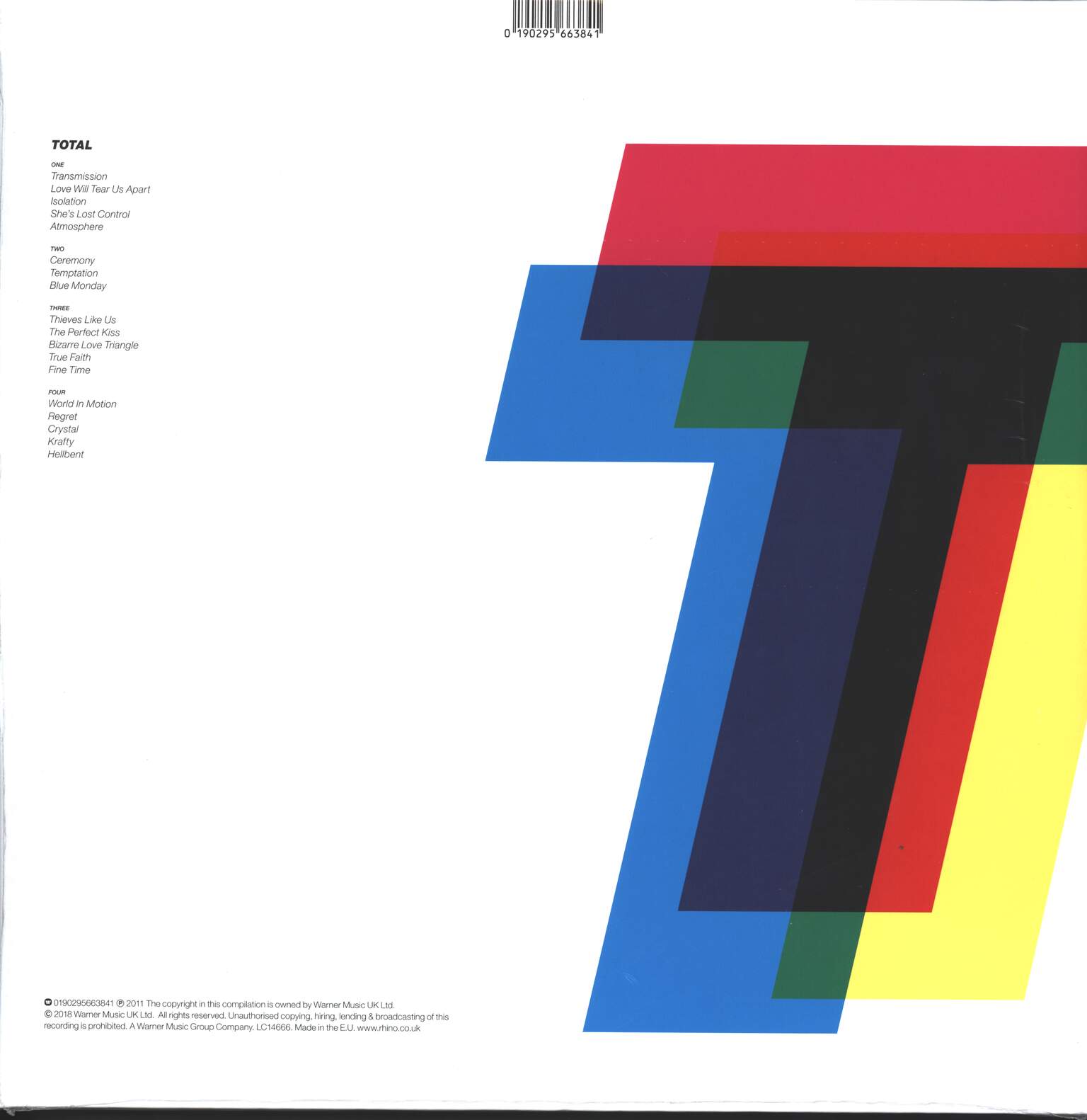 Joy Division: Total From Joy Division To New Order, 2×LP (Vinyl)