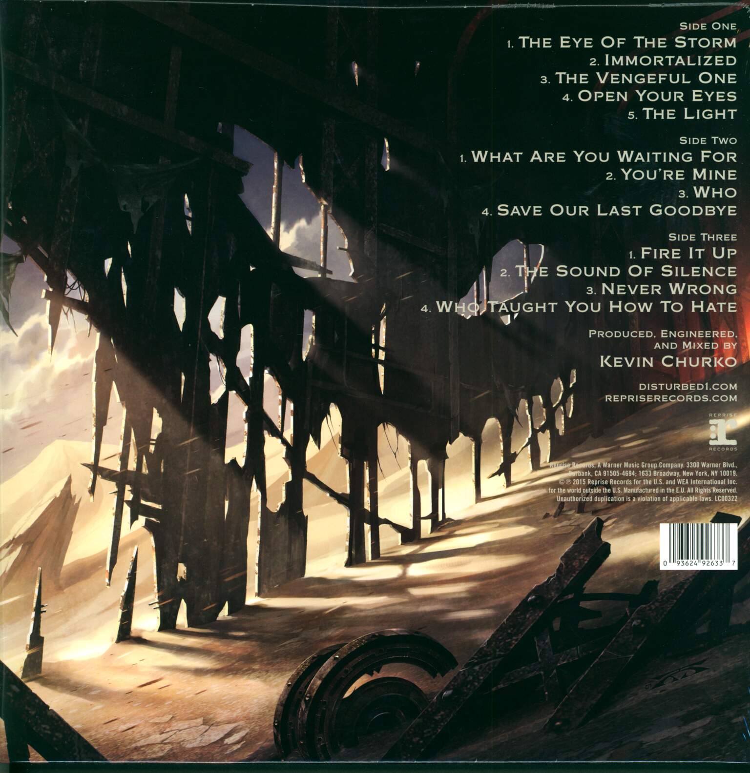 Disturbed: Immortalized, 1×LP (Vinyl), 1×LP (Vinyl)