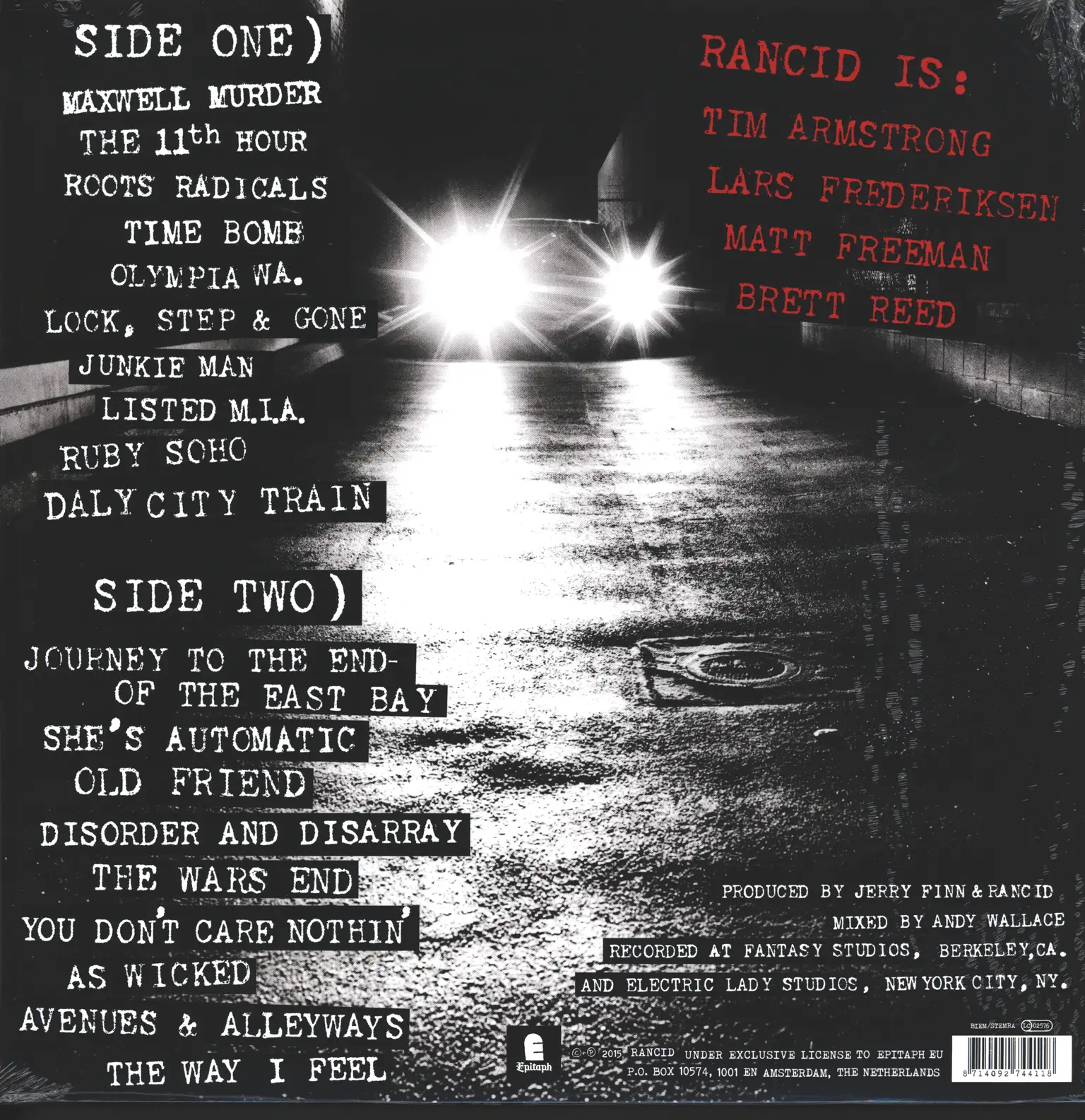 Rancid: ...And Out Come The Wolves, LP (Vinyl)