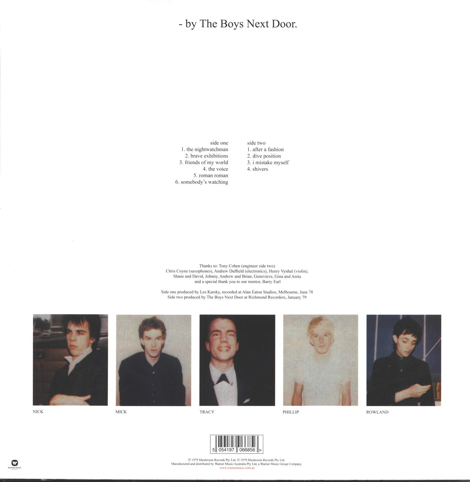 The Boys Next Door: Door, Door, 1×LP (Vinyl)