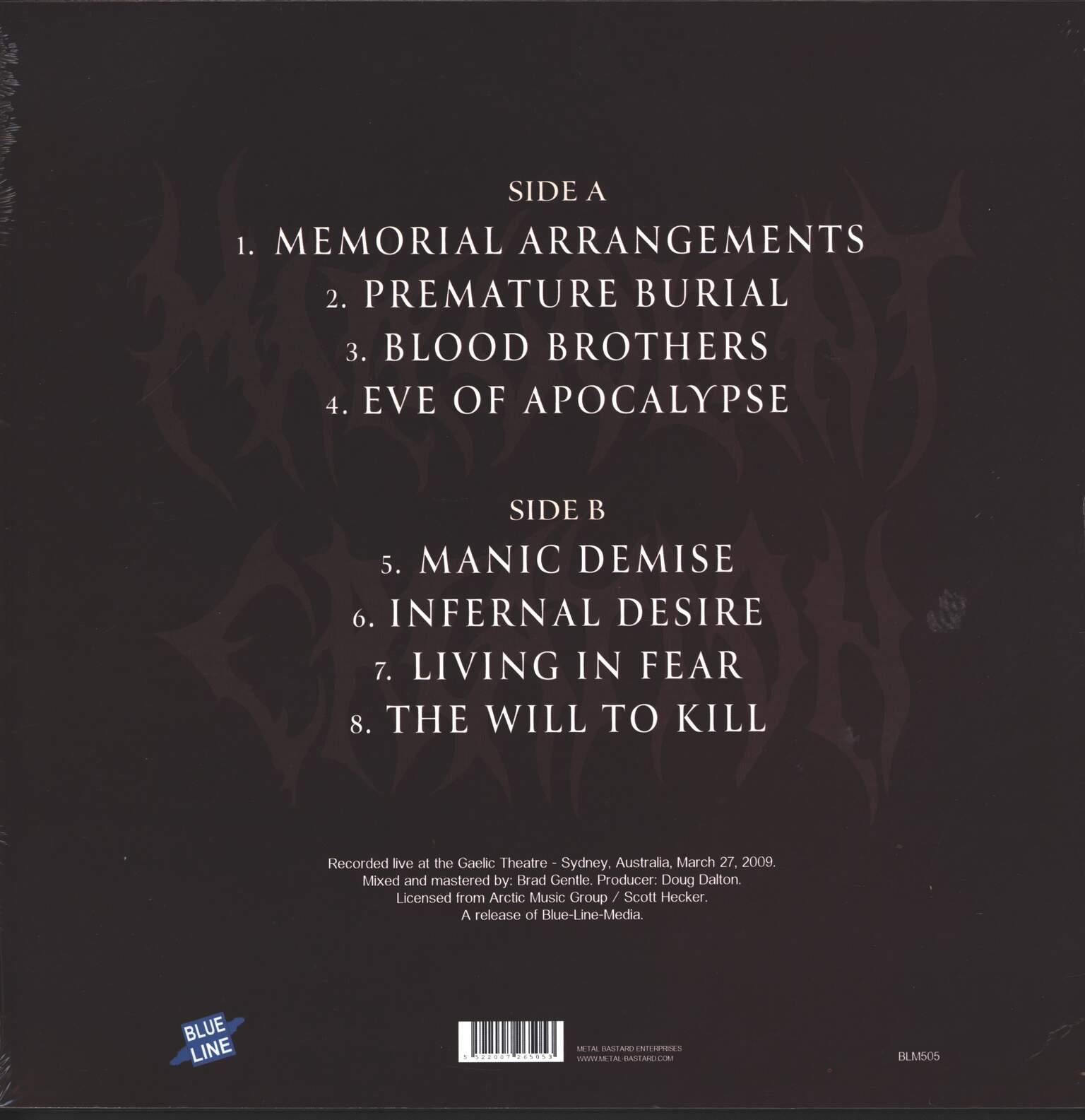 Malevolent Creation: Australian Onslaught, 1×LP (Vinyl)