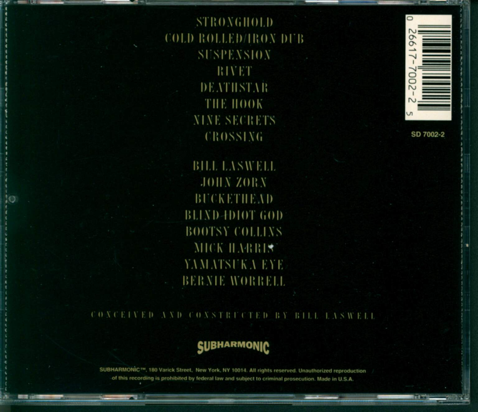 Praxis: Sacrifist, 1×CD