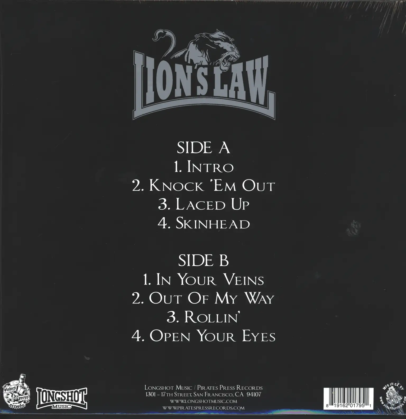 Lion's Law: Open Your Eyes, 1×LP (Vinyl)