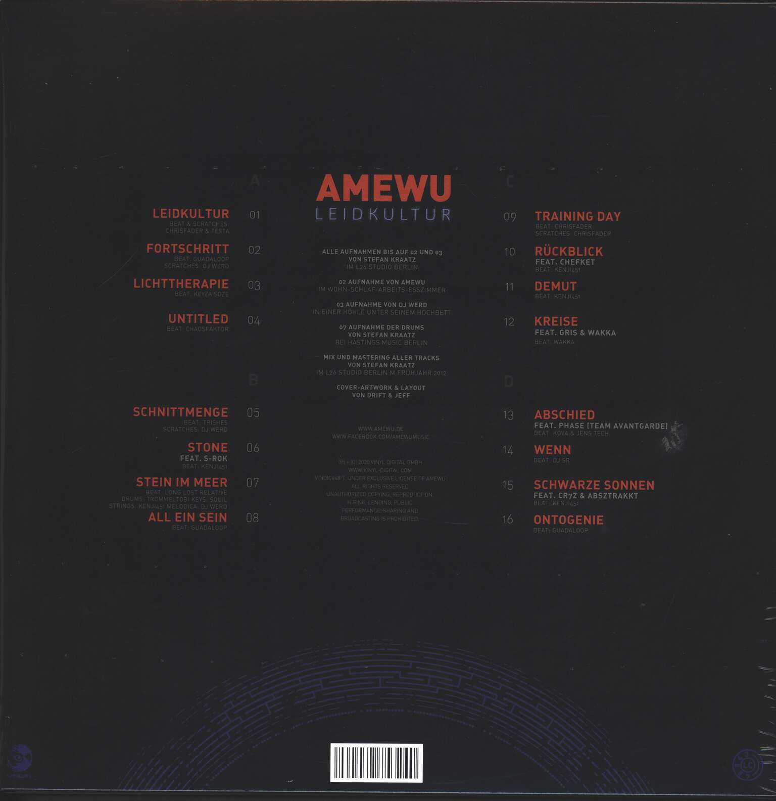 Amewu: Leidkultur, 2×LP (Vinyl)