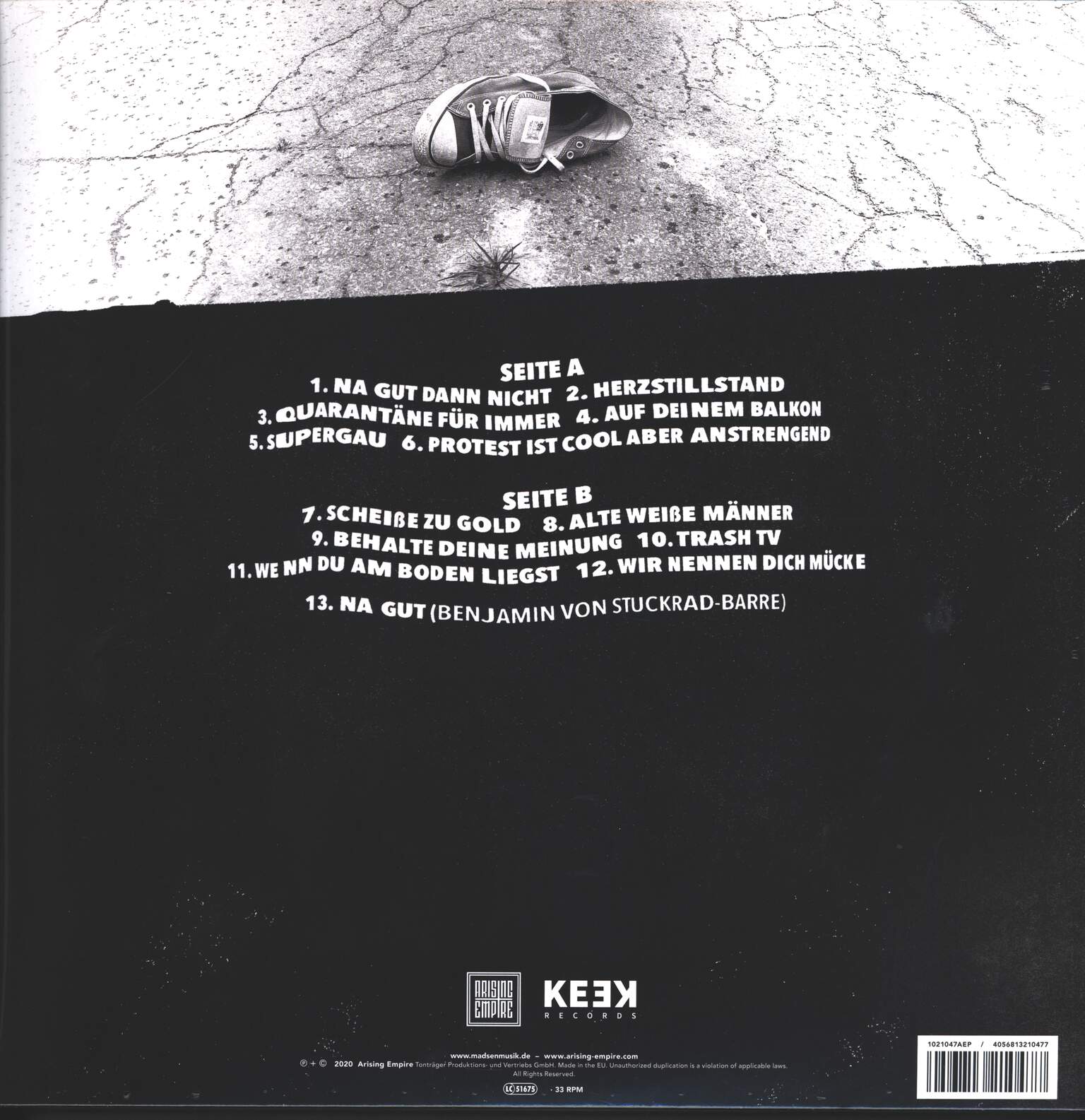 Madsen: Na Gut Dann Nicht, 1×LP (Vinyl)