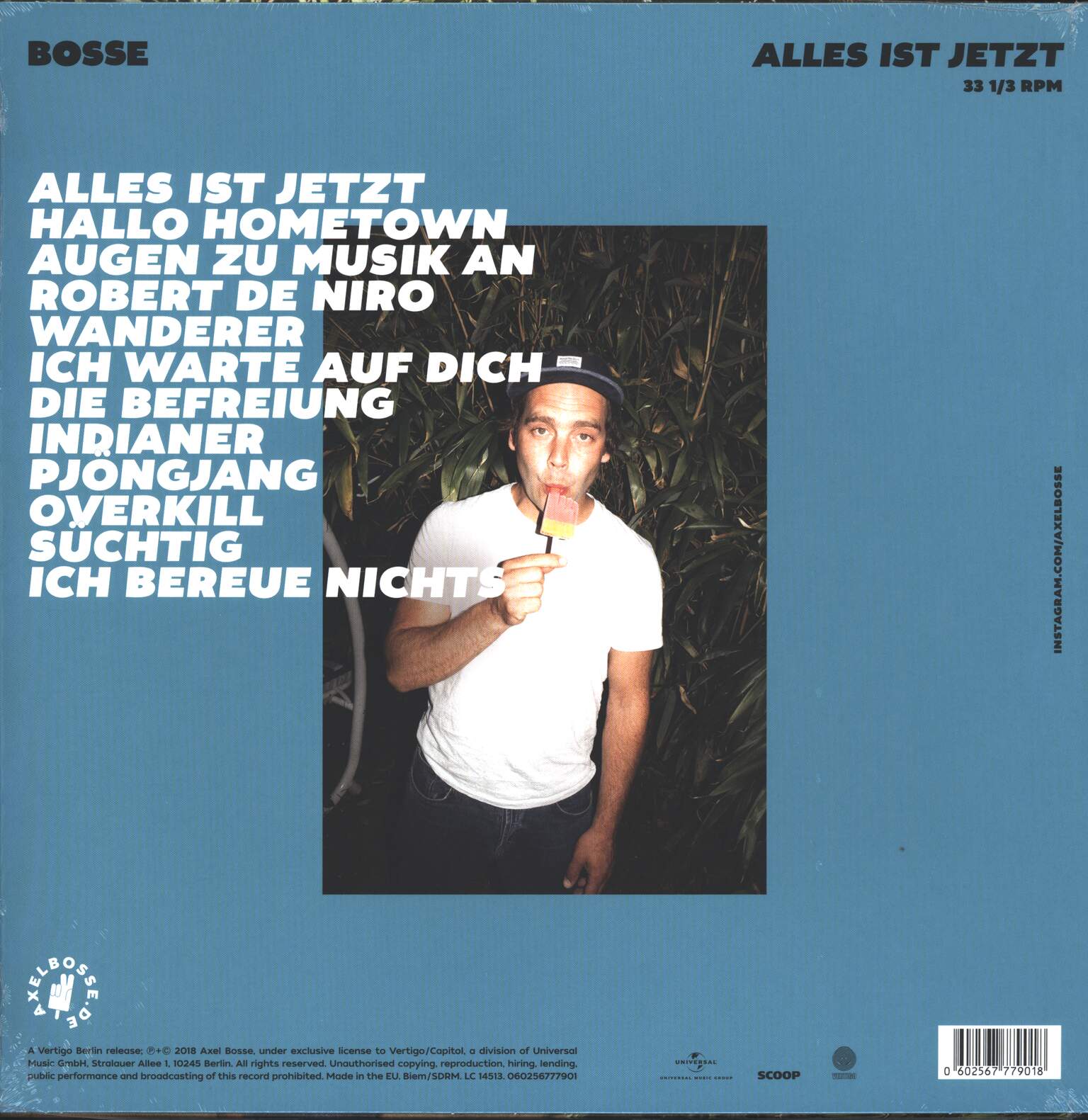 Axel Bosse: Alles Ist Jetzt, 1×LP (Vinyl)