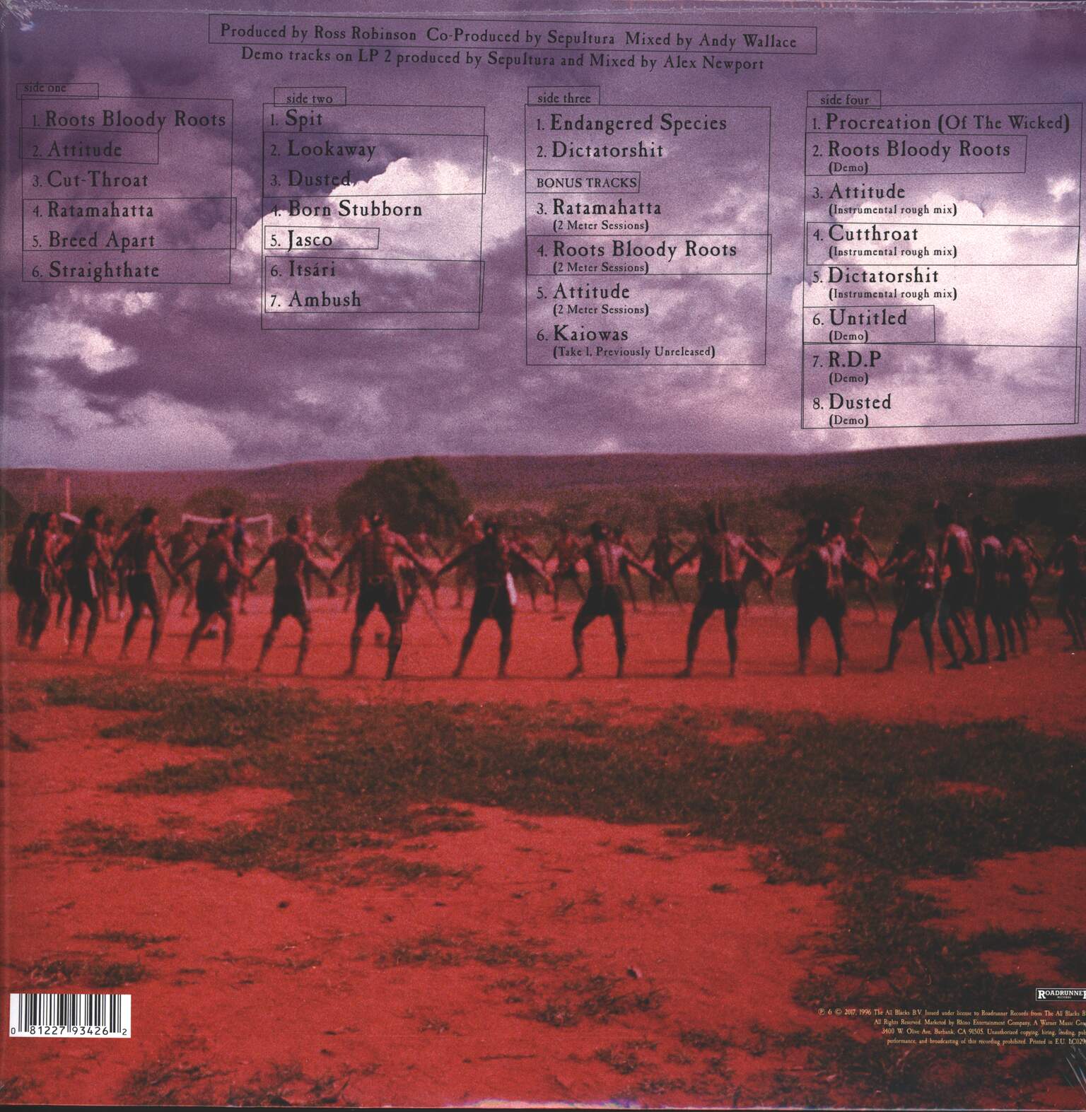 Sepultura: Roots, 2×LP (Vinyl)