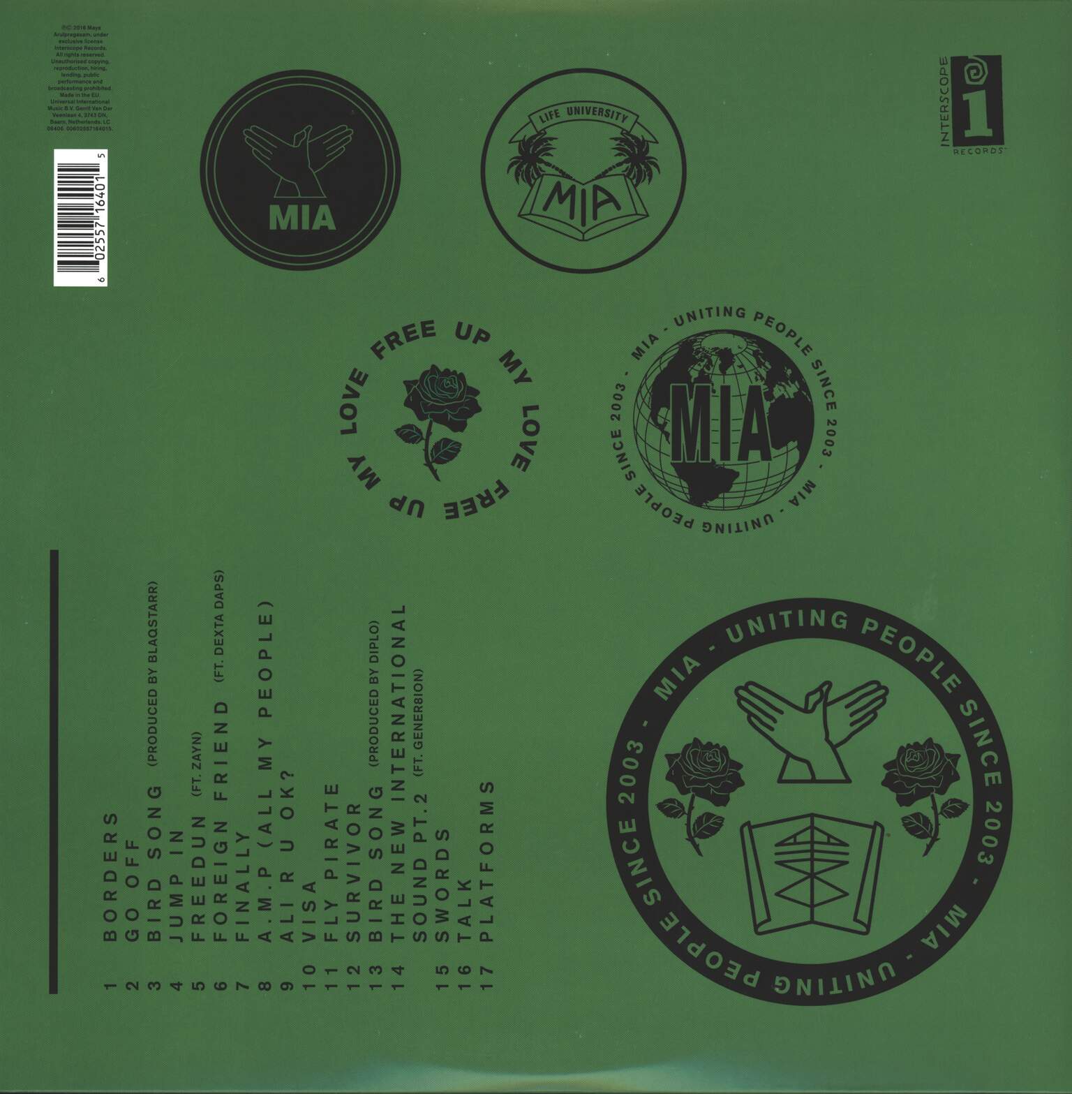 M.I.A.: AIM, 2×LP (Vinyl)