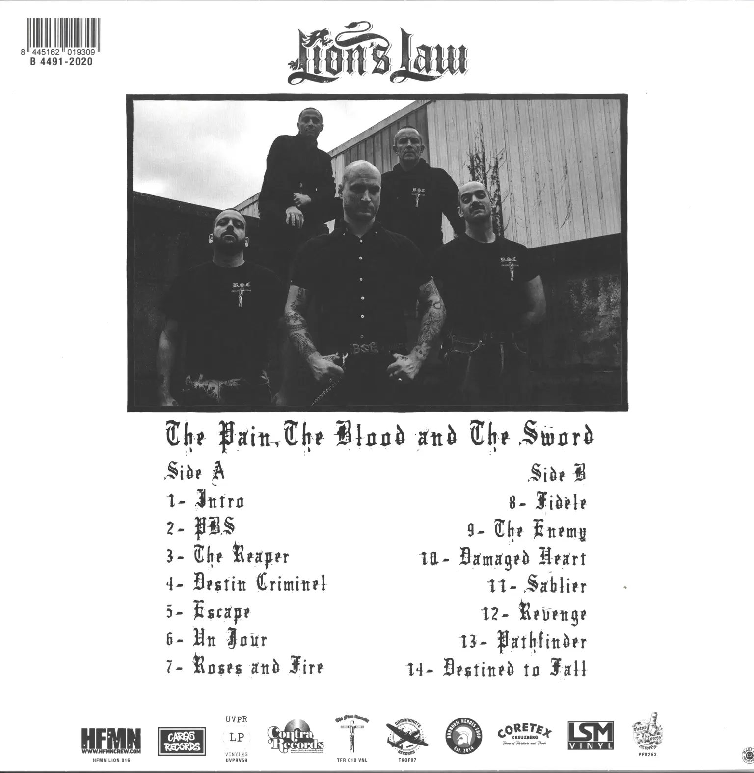 Lion's Law: The Pain, The Blood And The Sword, 1×LP (Vinyl)