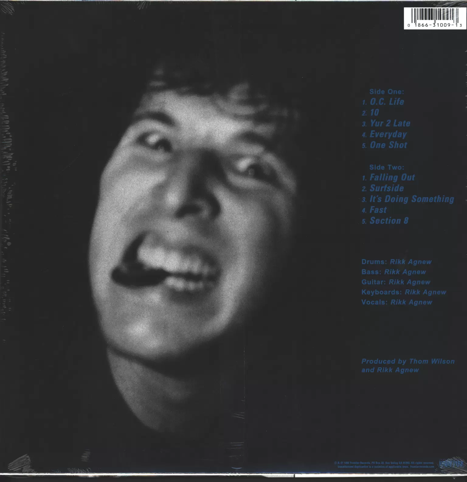 Rikk Agnew: All By Myself, LP (Vinyl)