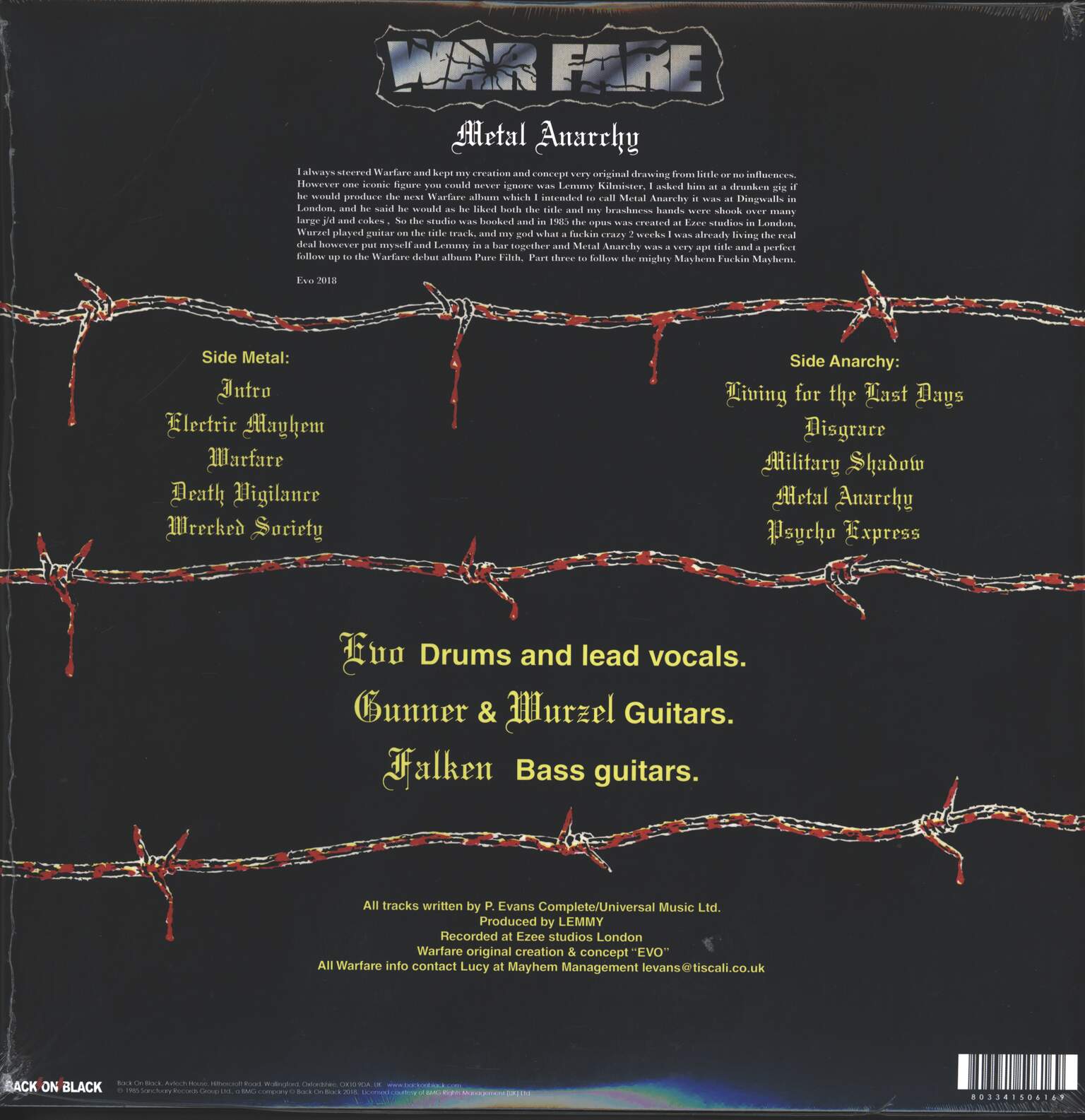 Warfare: Metal Anarchy, 1×LP (Vinyl)