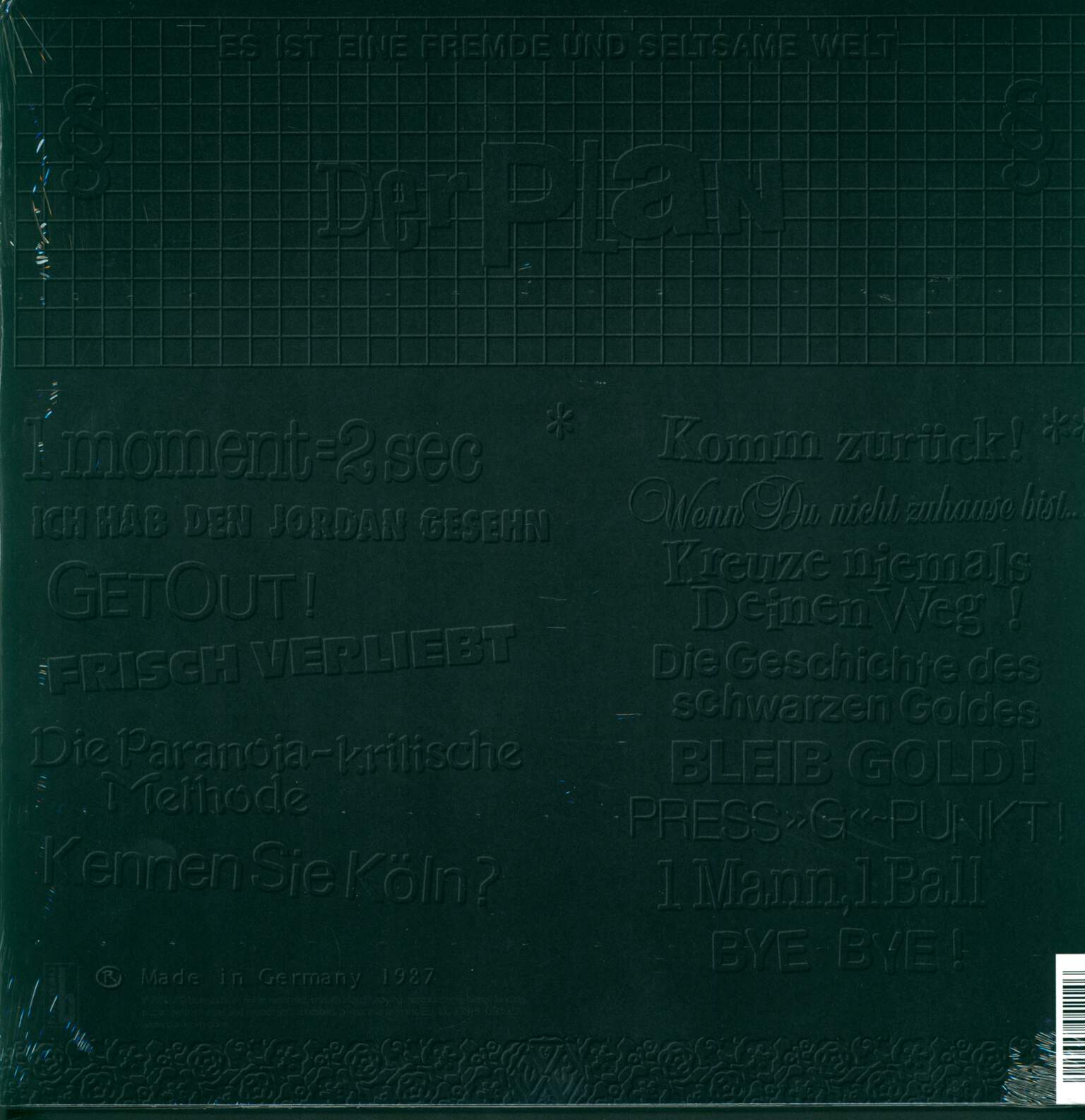 Der Plan: Es Ist Eine Fremde Und Seltsame Welt, LP (Vinyl)