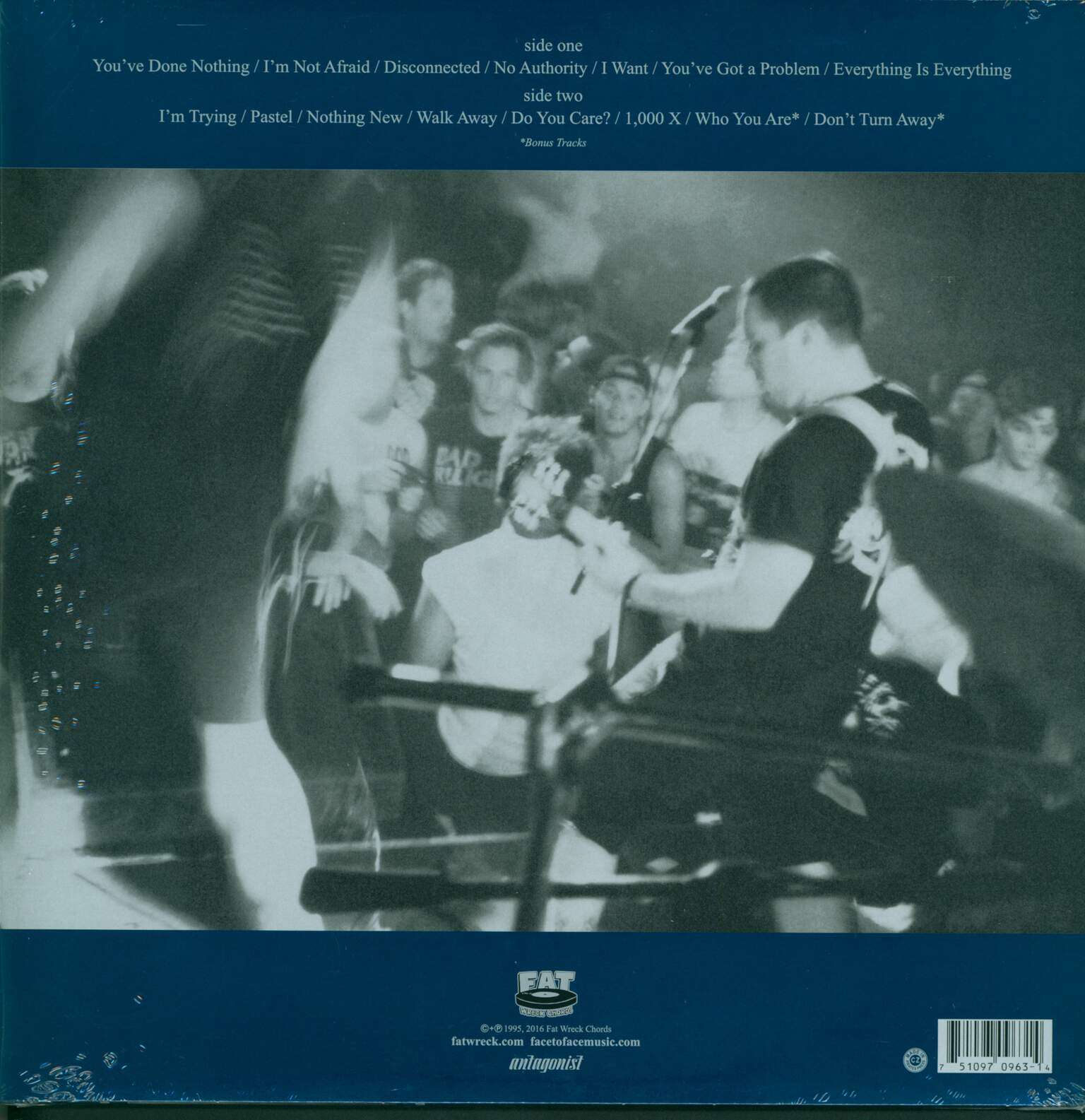 Face To Face: Don't Turn Away, 1×LP (Vinyl)