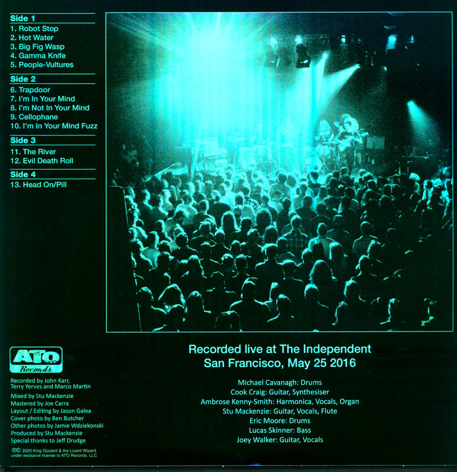 King Gizzard And The Lizard Wizard: Live In San Francisco '16, 1×LP (Vinyl)