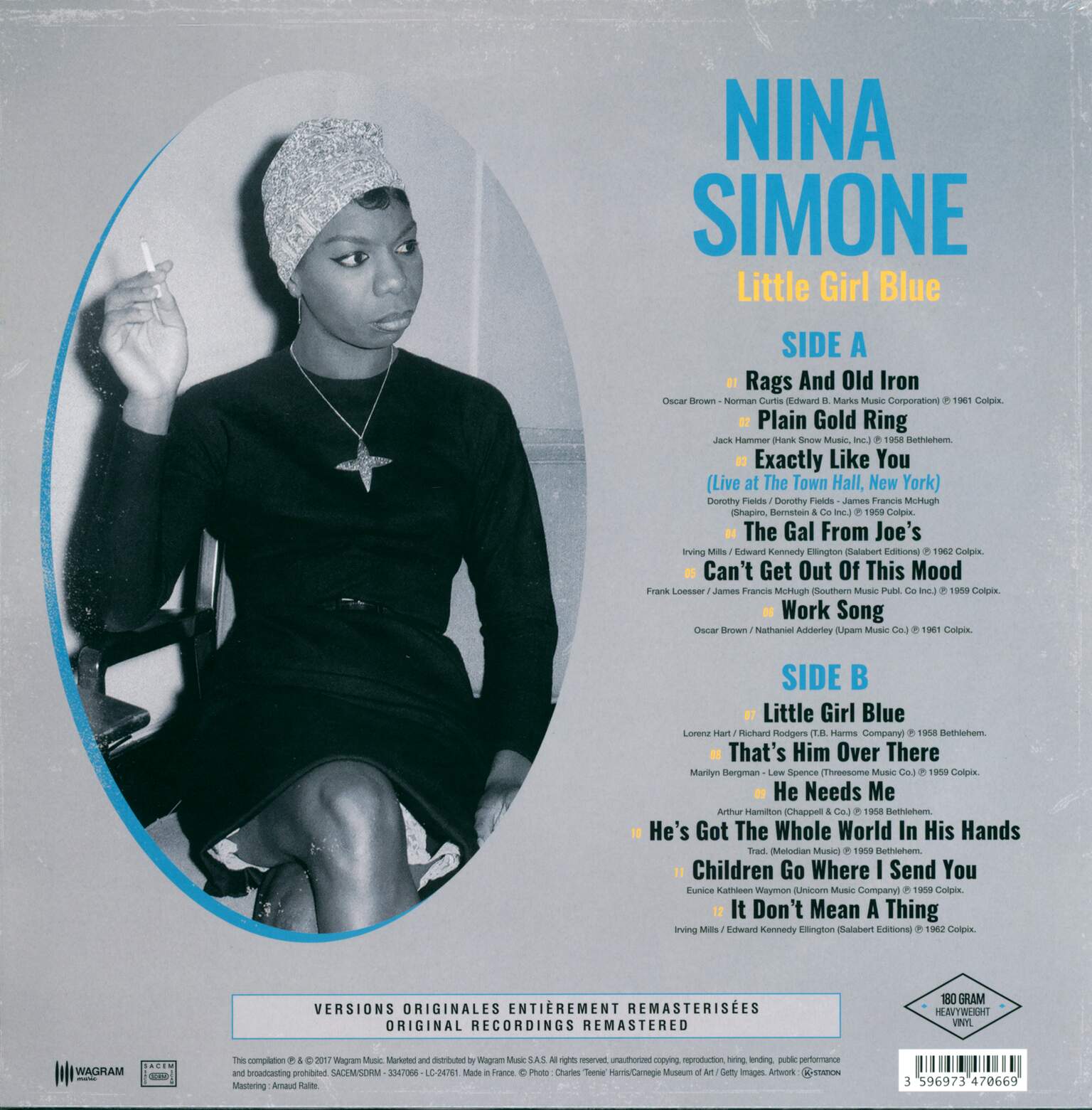 Nina Simone: Little Girl Blue, 1×LP (Vinyl)