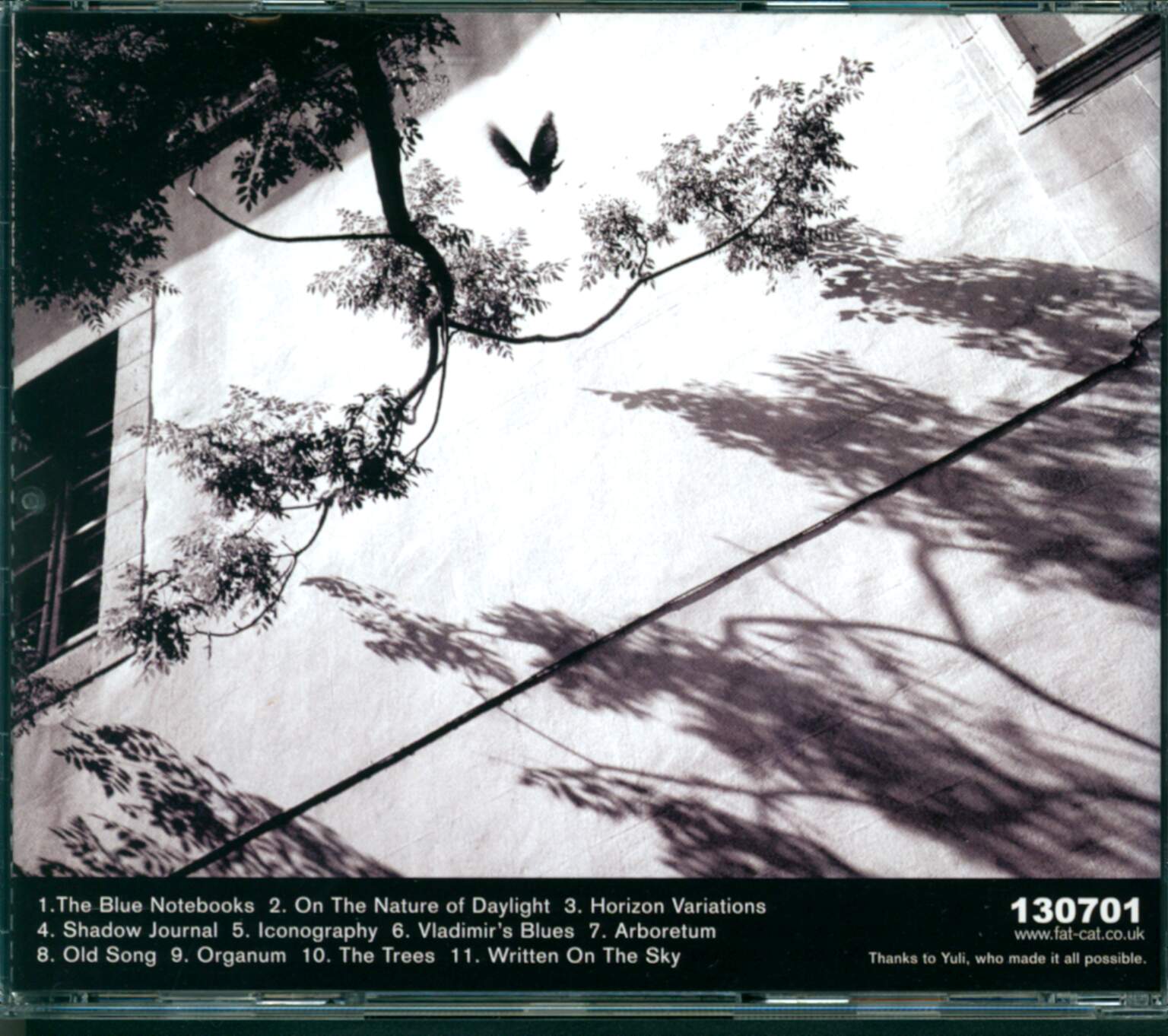 Max Richter: The Blue Notebooks, 1×CD