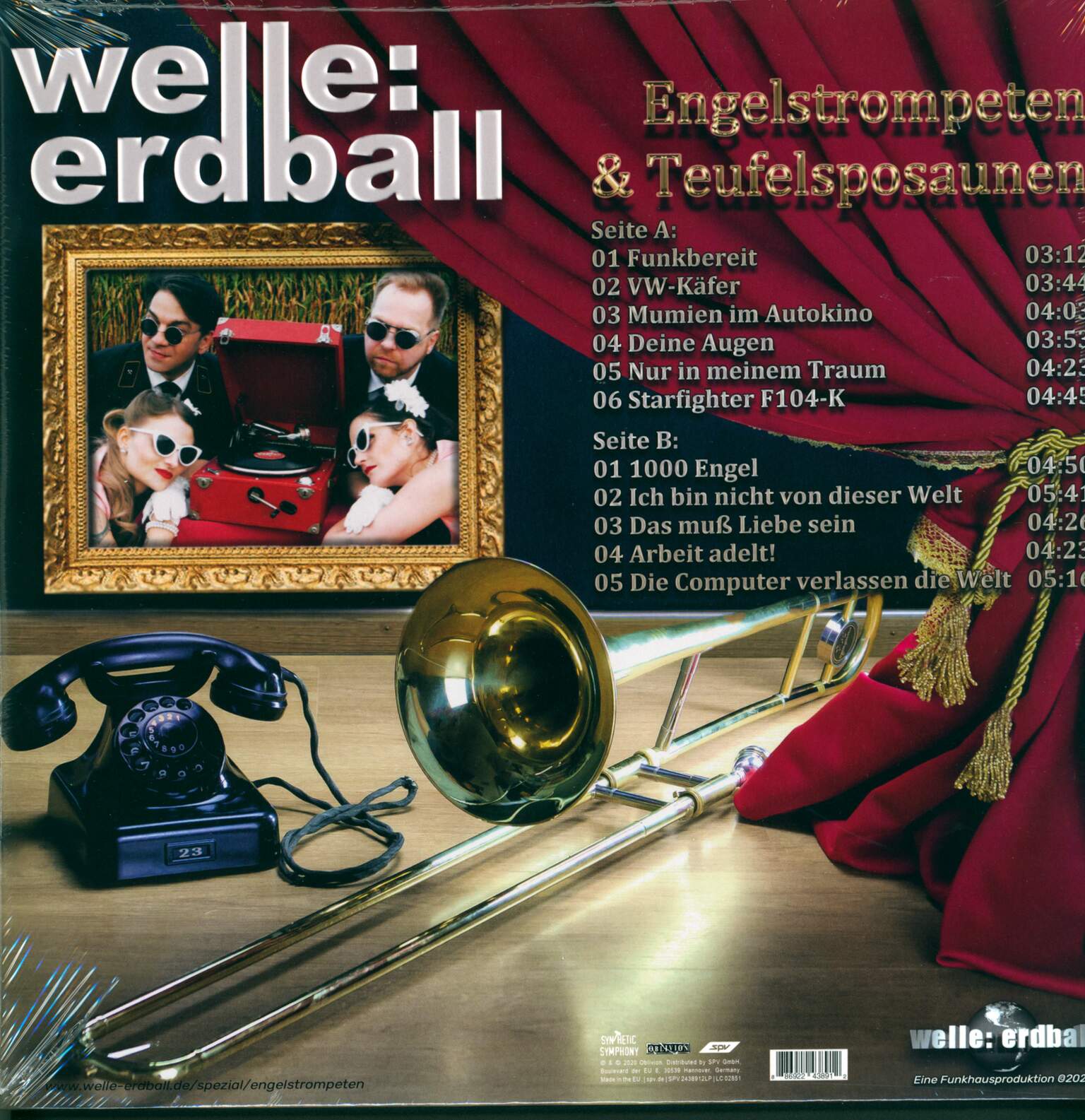 Welle: Erdball: Engelstrompeten & Teufelsposaunen, 2×LP (Vinyl)