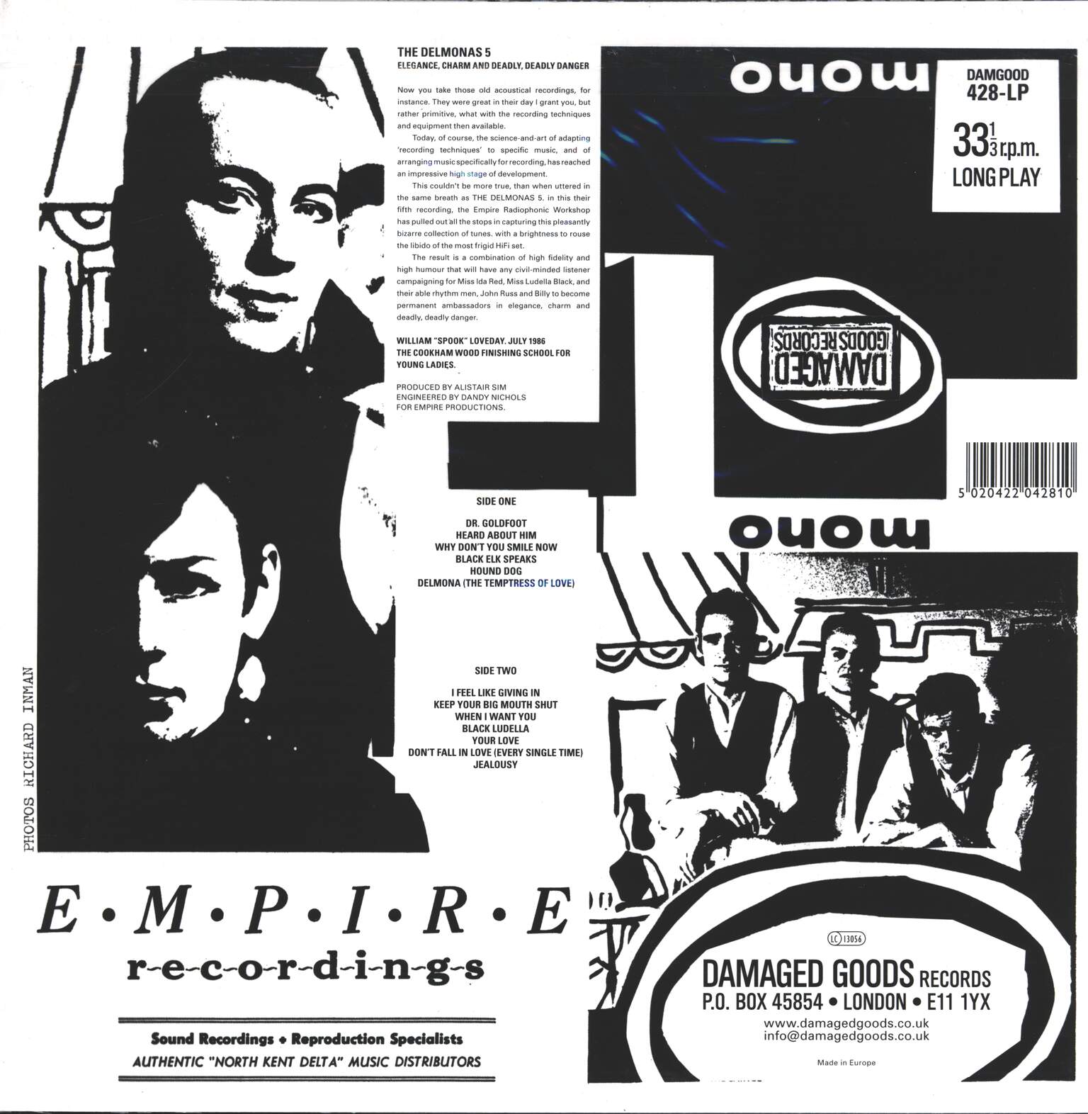 Delmonas: Delmonas 5!, 1×LP (Vinyl)