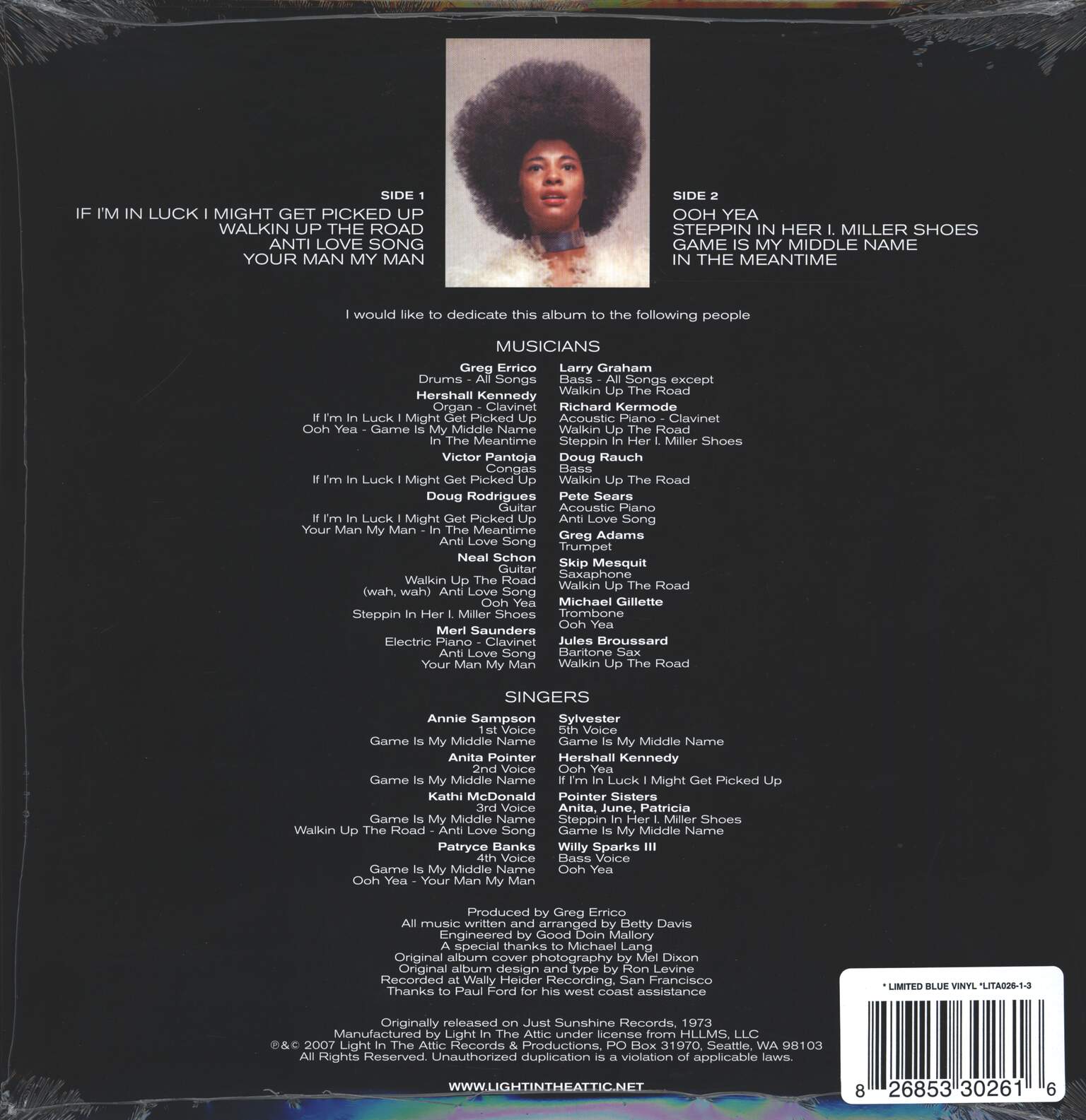 Betty Davis: Betty Davis, 1×LP (Vinyl)