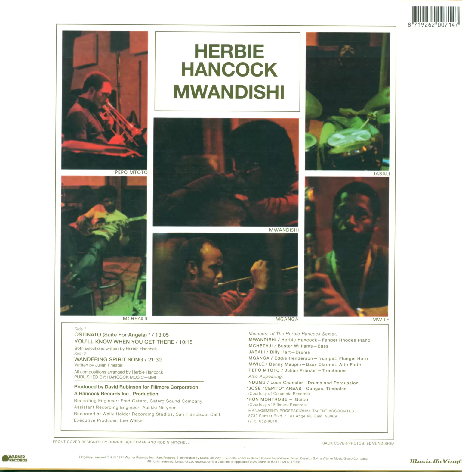 Herbie Hancock: Mwandishi, 1×LP (Vinyl)