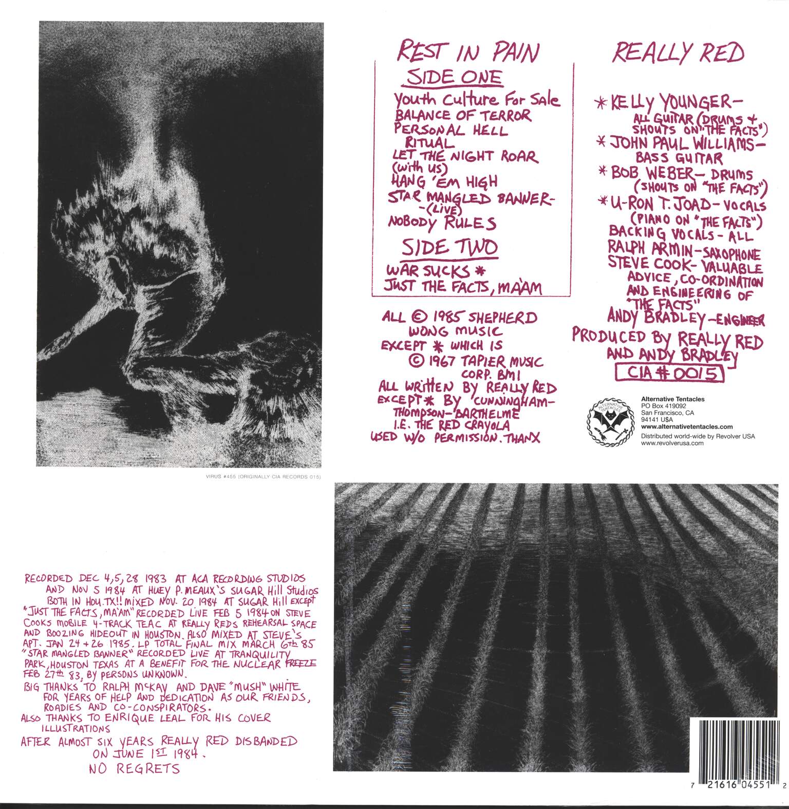 Really Red: Rest In Pain, 1×LP (Vinyl)